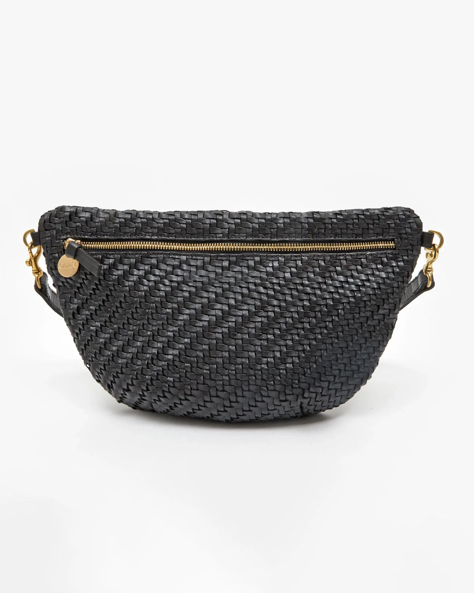 Grande Fanny in Black Woven Zig-Zag