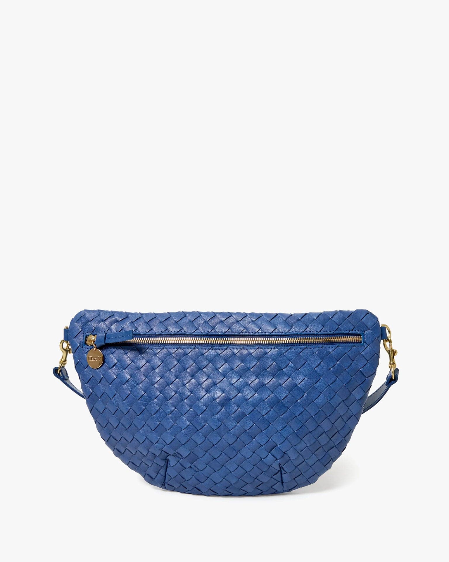 Grande Fanny - Medium Woven Diagonal in French Blue