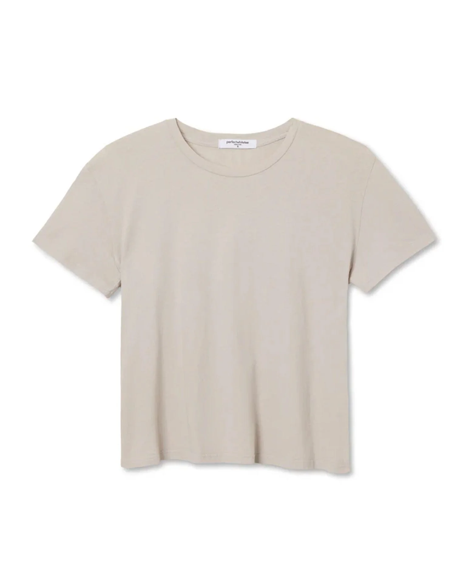 Harley Cotton S/S Boxy Crew Tee in Silver - Image 4