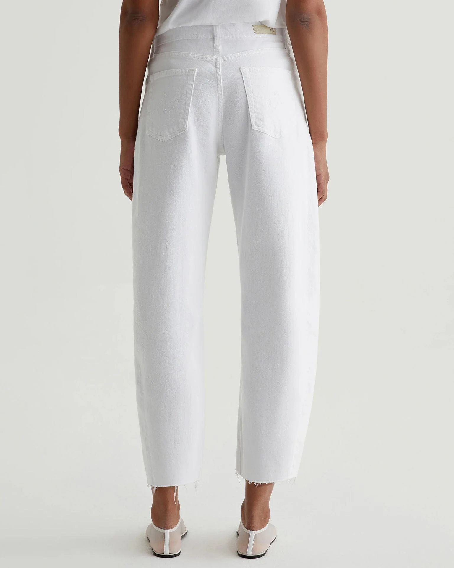 Hattie Crop in Gallery White - Image 6