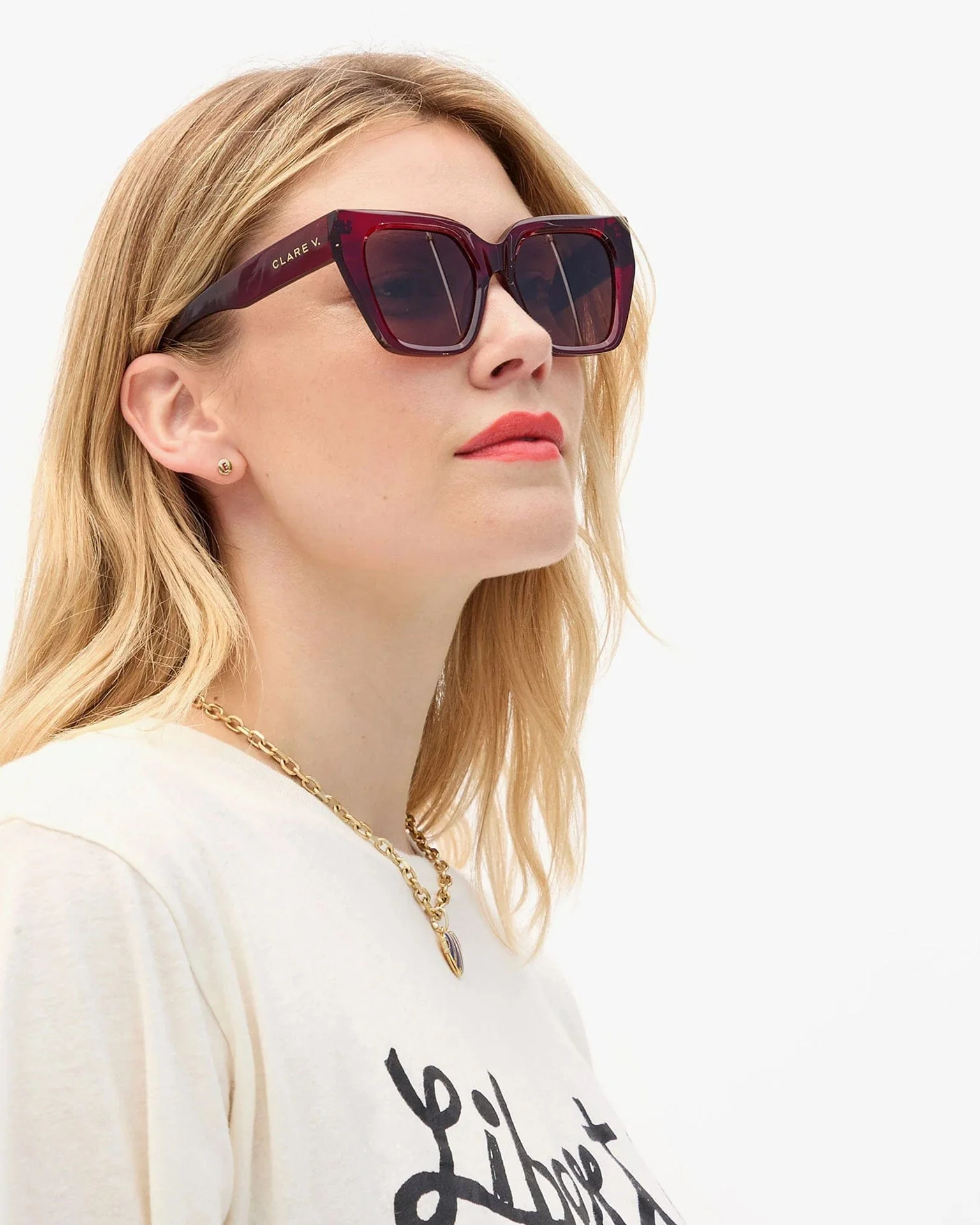 Heather Sunglasses in Plumingo - Image 2