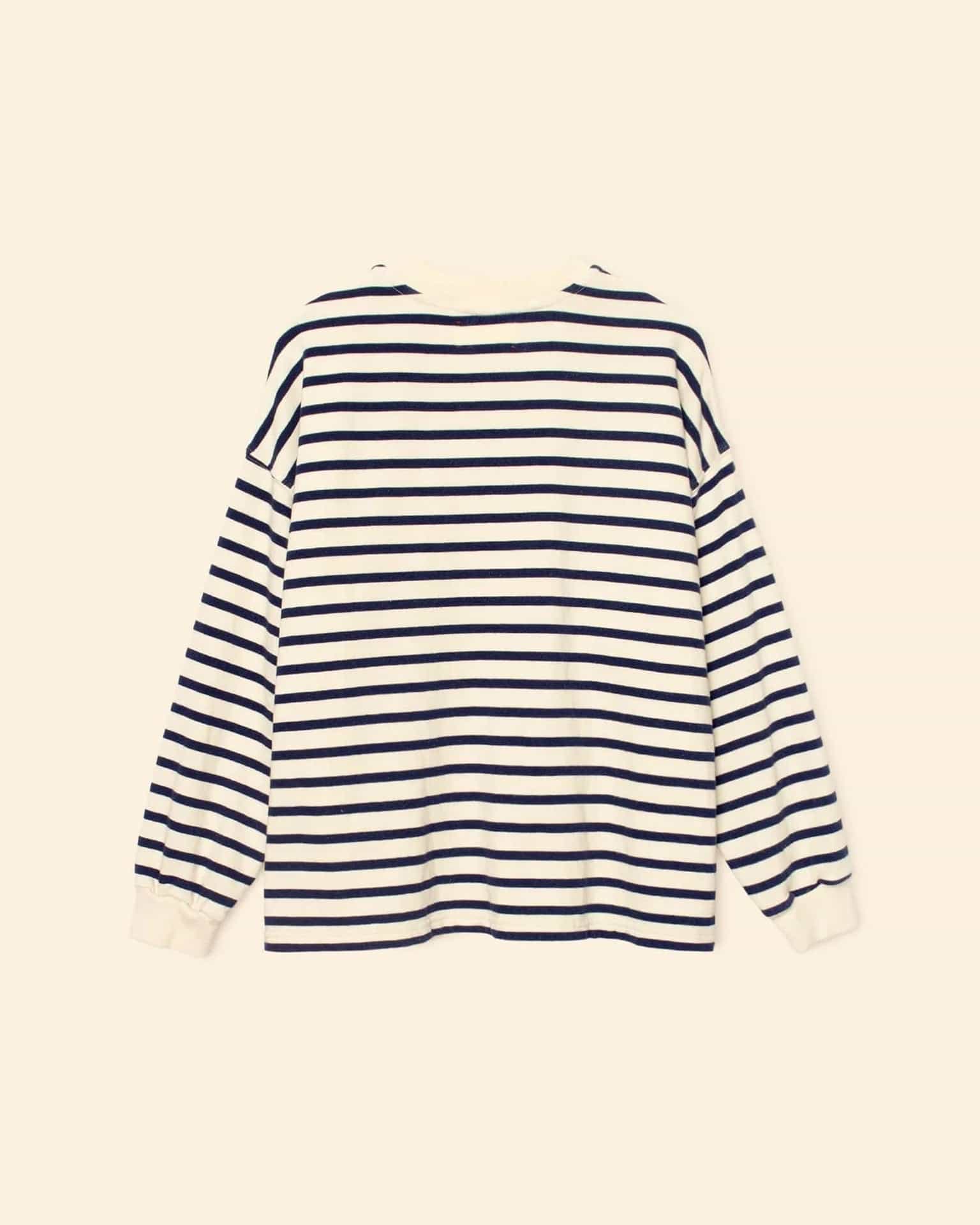 Honor Sweatshirt In Natural Stripe - Image 4