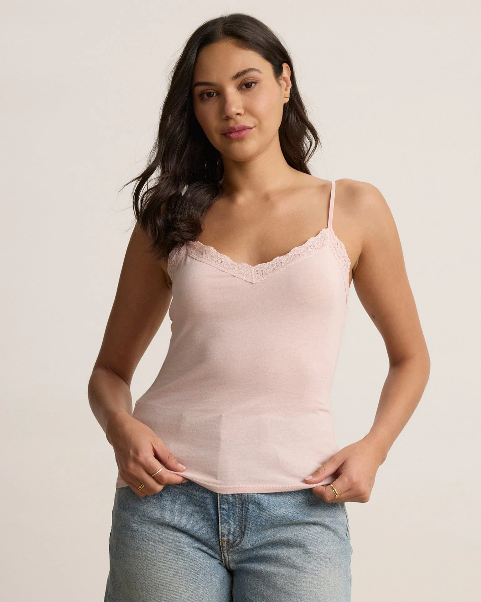 Indie Lace Cami in Ballet - Image 3