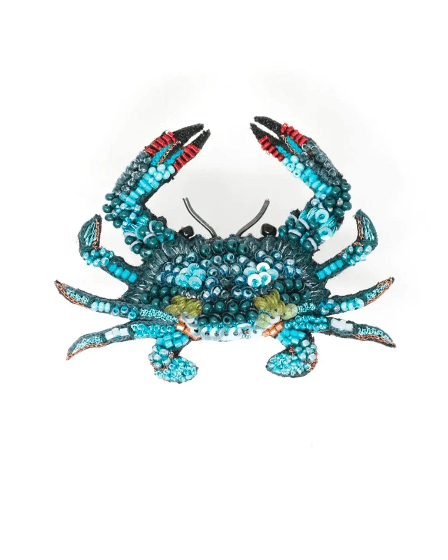 Jimmy Blue Crab Brooch Pin