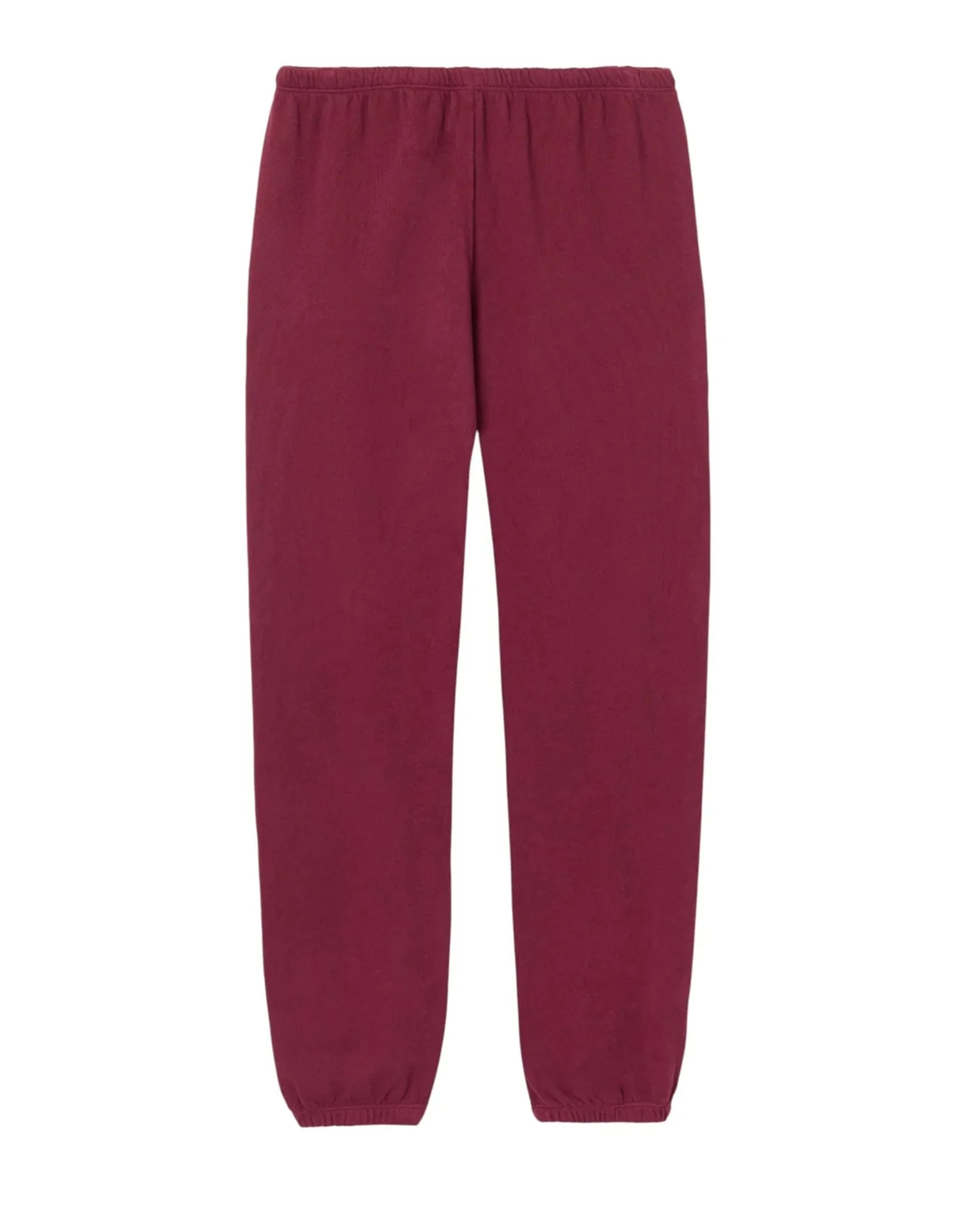 Johnny French Terry Easy Sweatpant in Dark Burgundy - Image 4