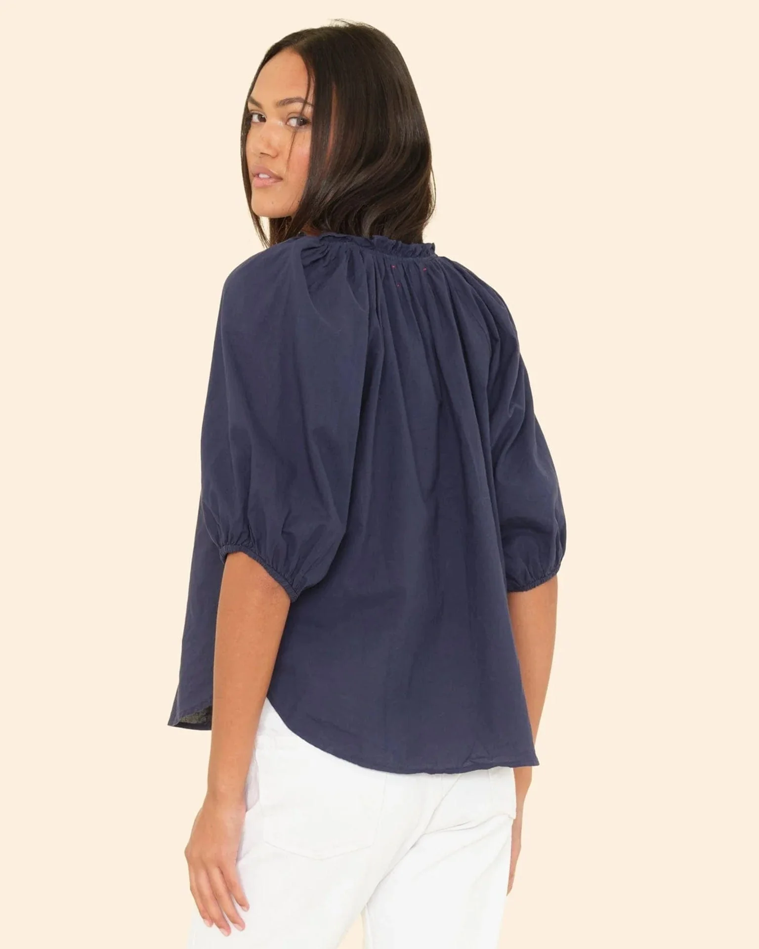 Jules Top in Navy - Image 2