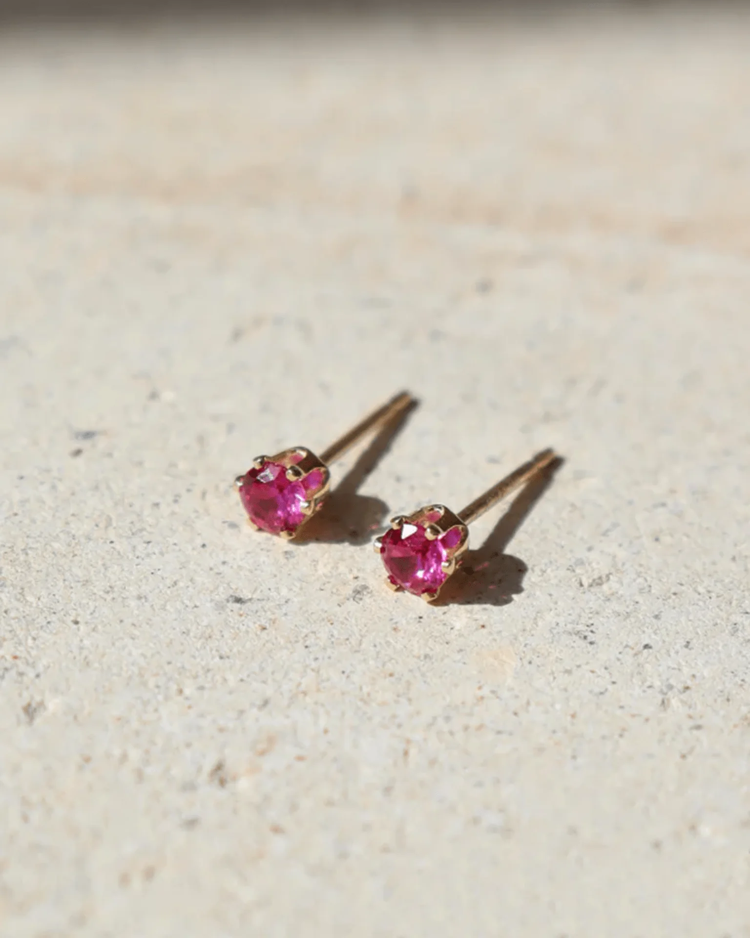 July Birthstone Studs in 14K Gold Fill
