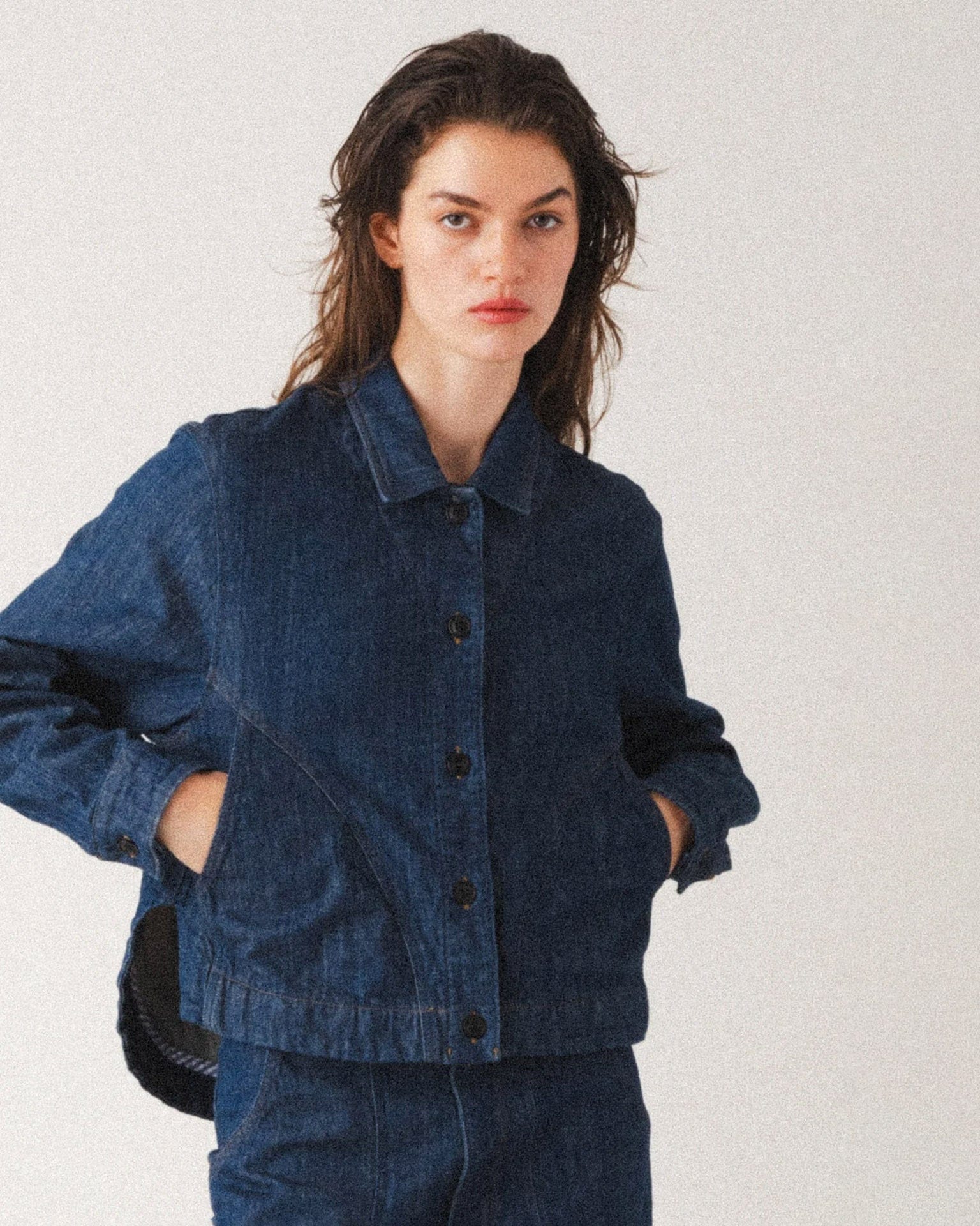 Juxtapose Jacket in True Blue - Image 2