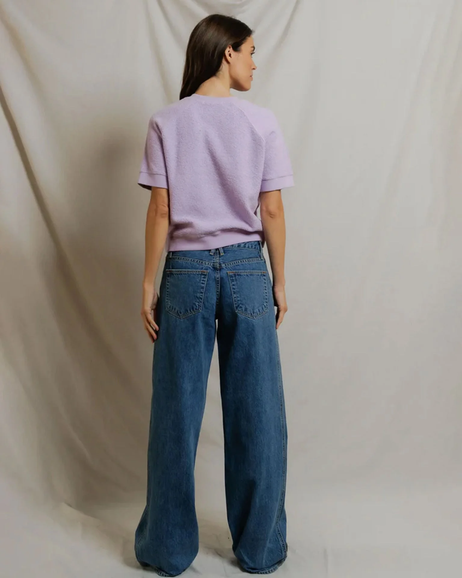 Kennedy - Core Fleece Short Sleeve in Ultraviolet - Image 3