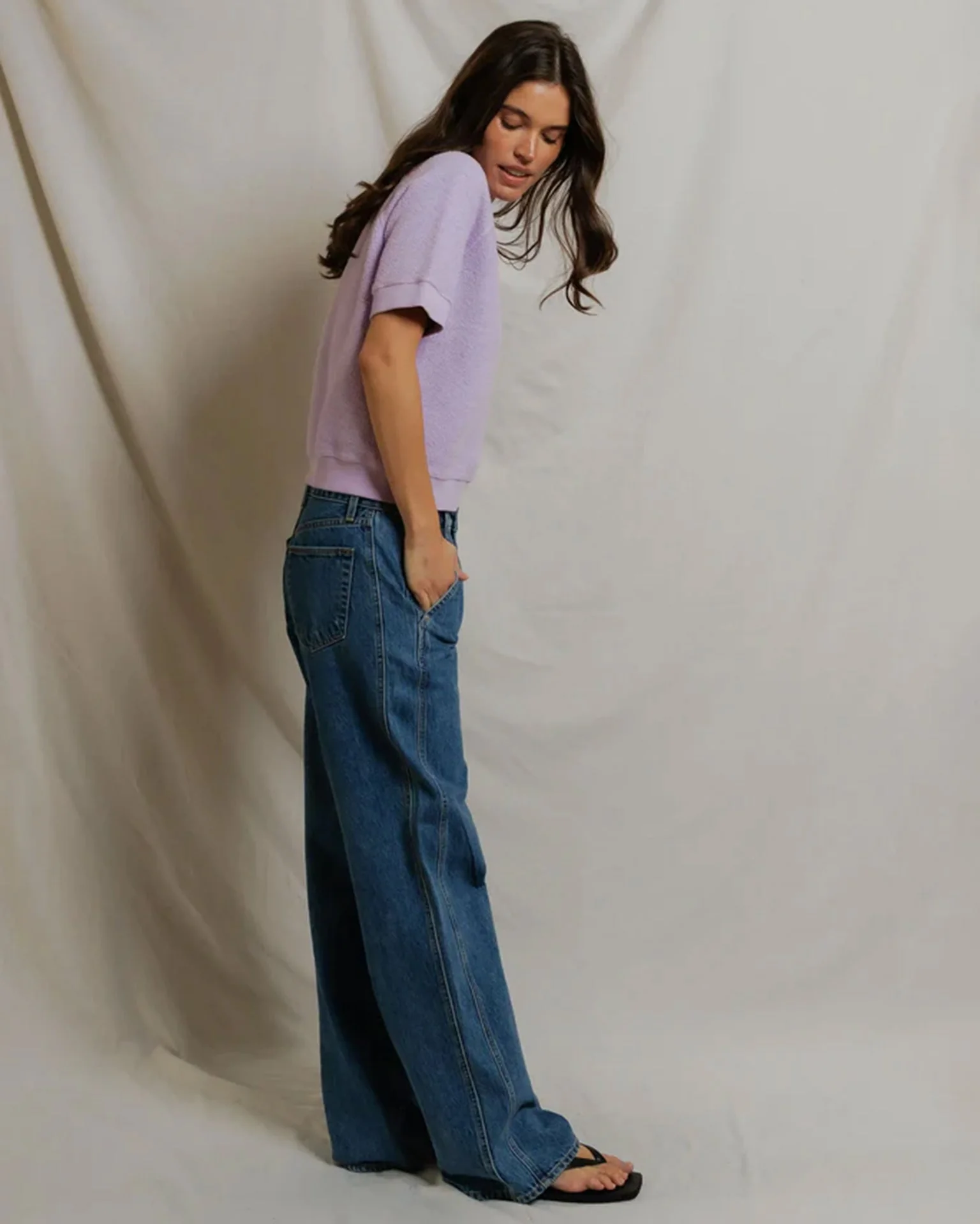 Kennedy - Core Fleece Short Sleeve in Ultraviolet - Image 6