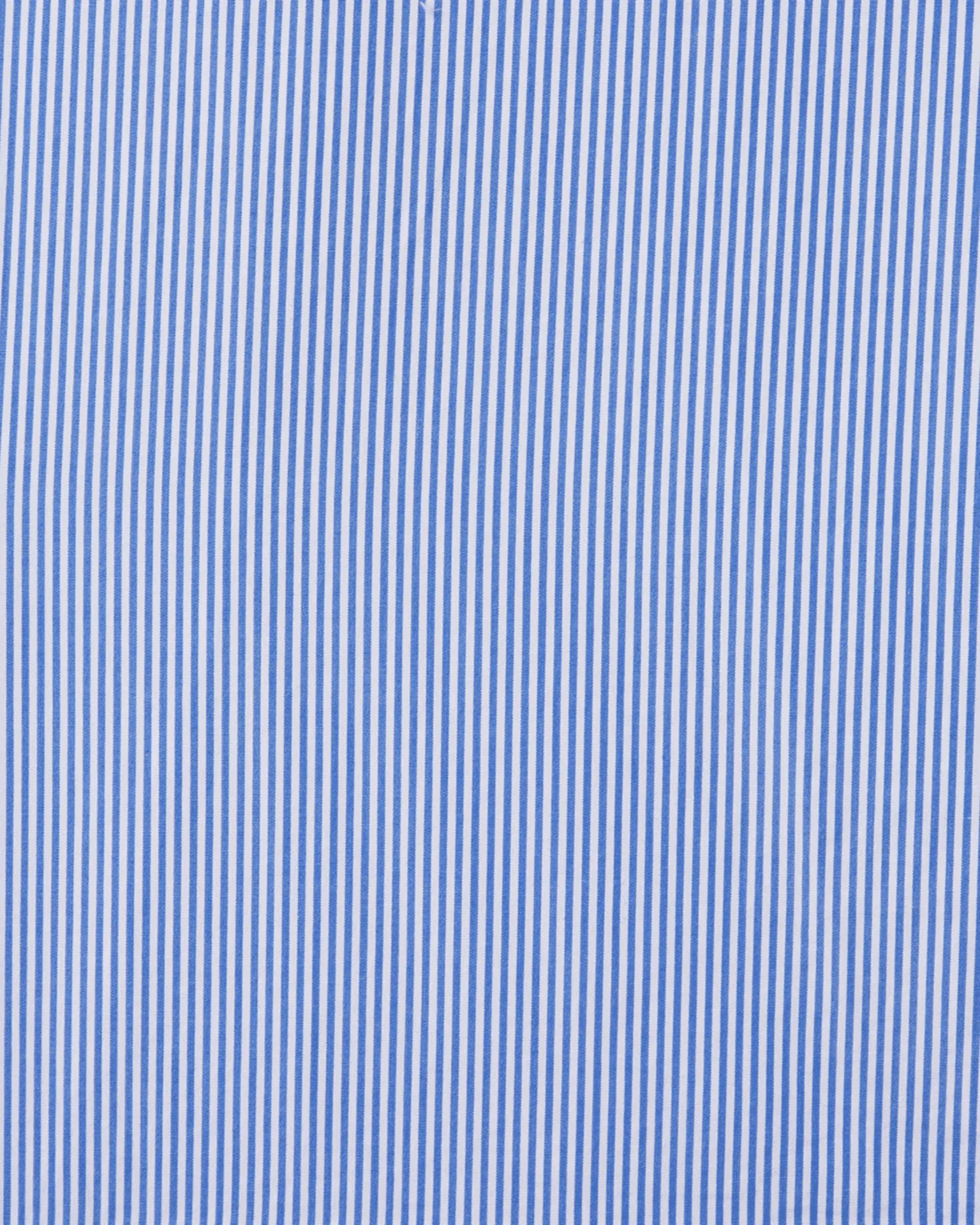 Kristi Dress in Blue/White Stripe - Image 4