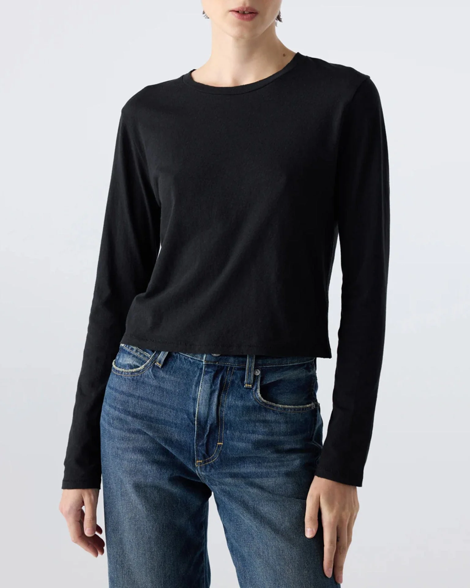L/S Babe Tee - #27 in Black