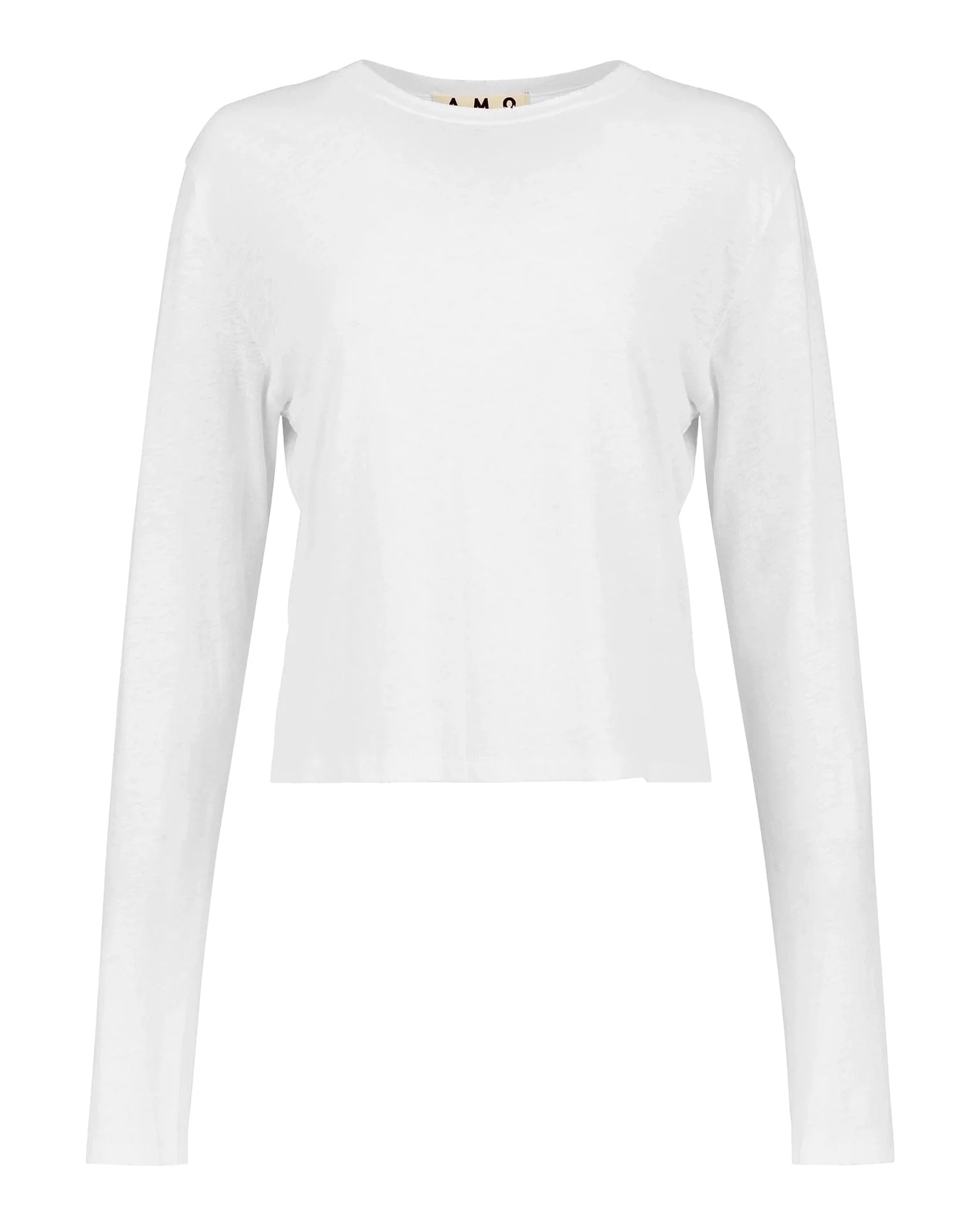 L/S Babe Tee - #27 in White - Image 4