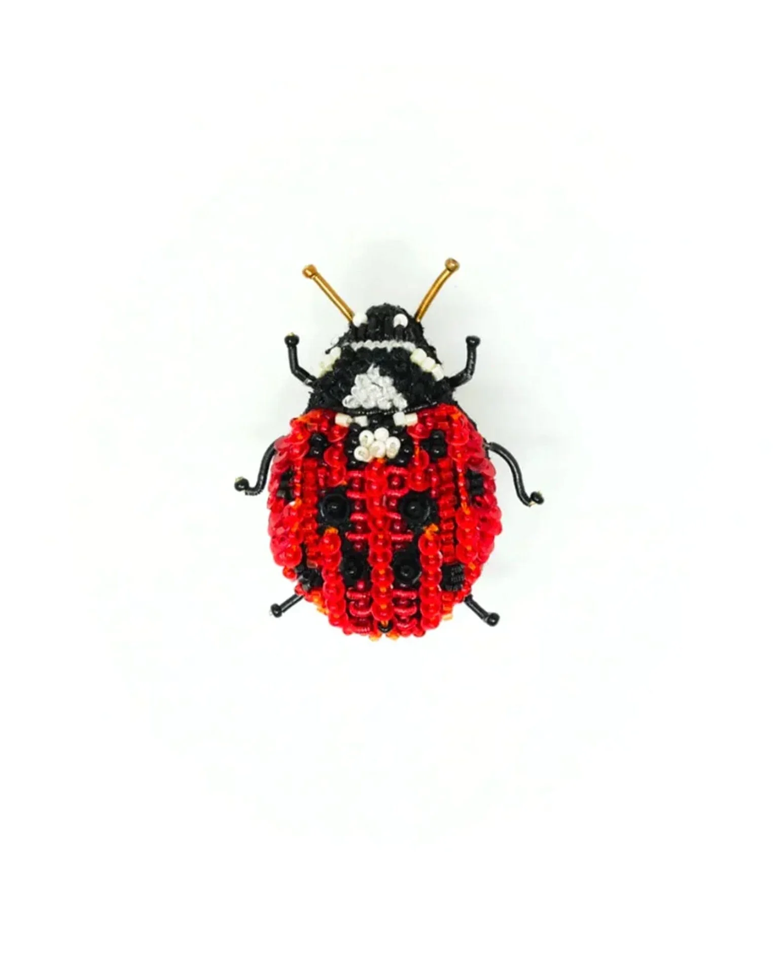 Lady Bug Beetle Brooch Pin