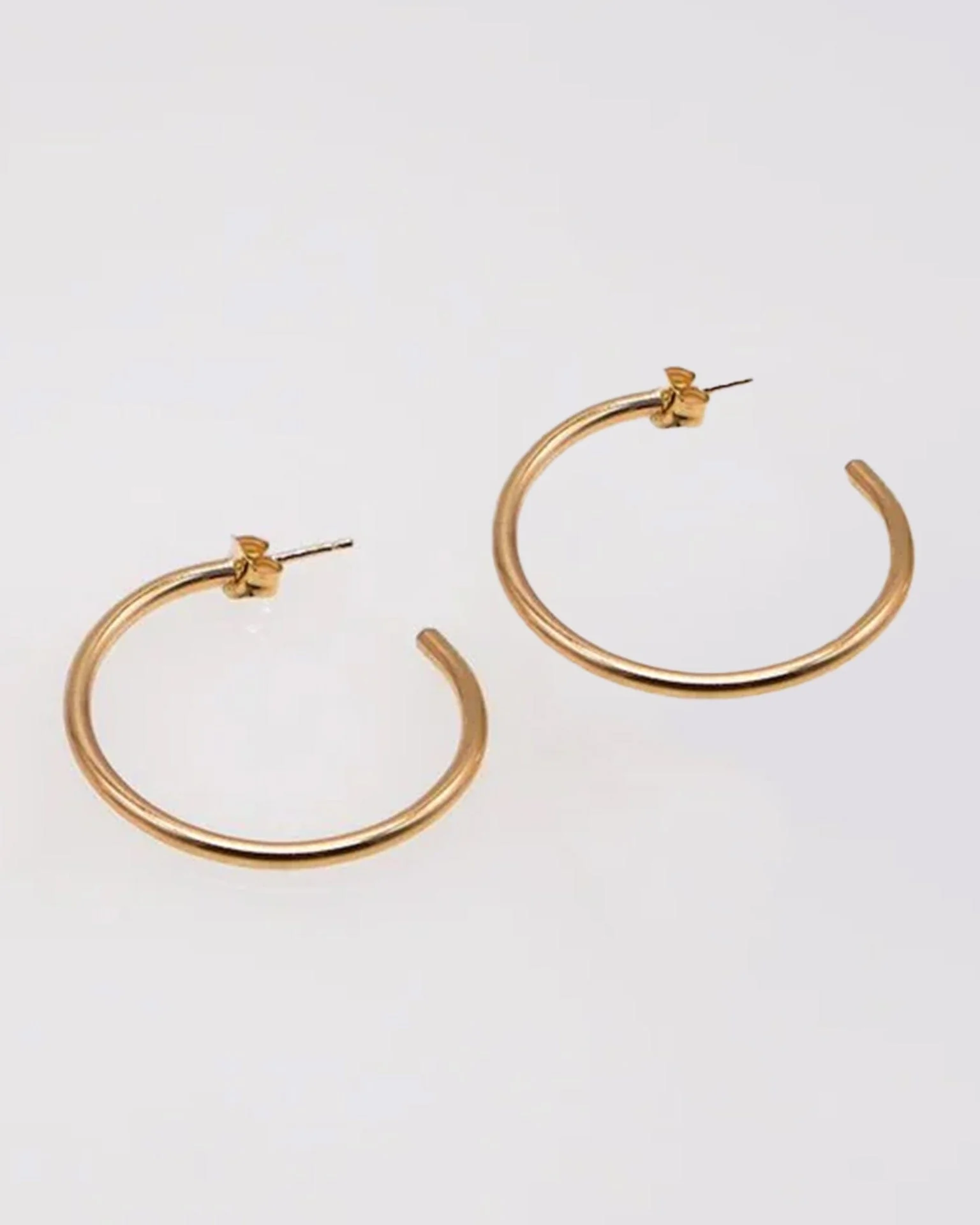 Large Everyday Hoops in 14k Gold Fill