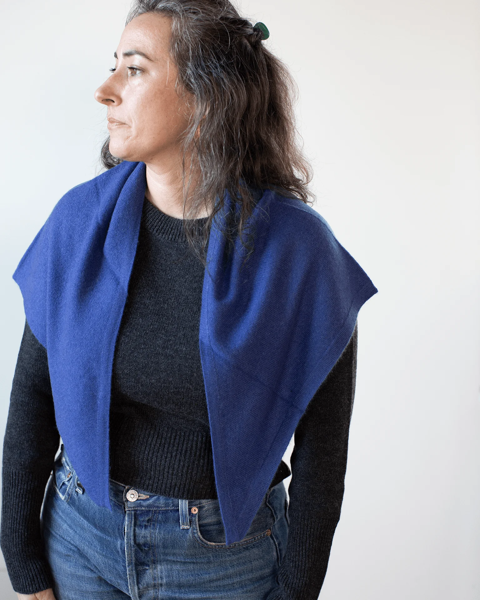 Large Triangle Bandana in Neptune - Image 3
