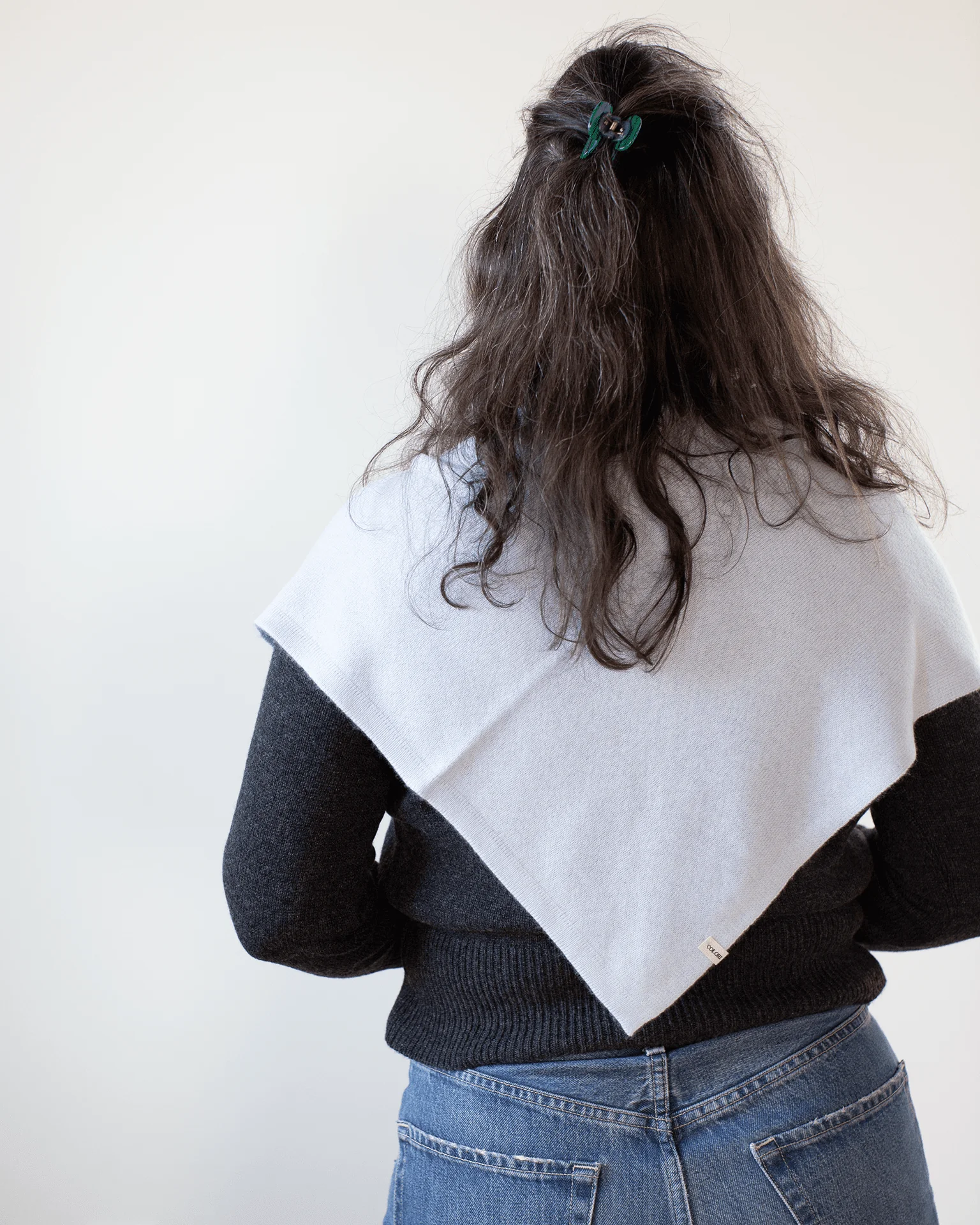 Large Triangle Bandana in Porcelain - Image 2