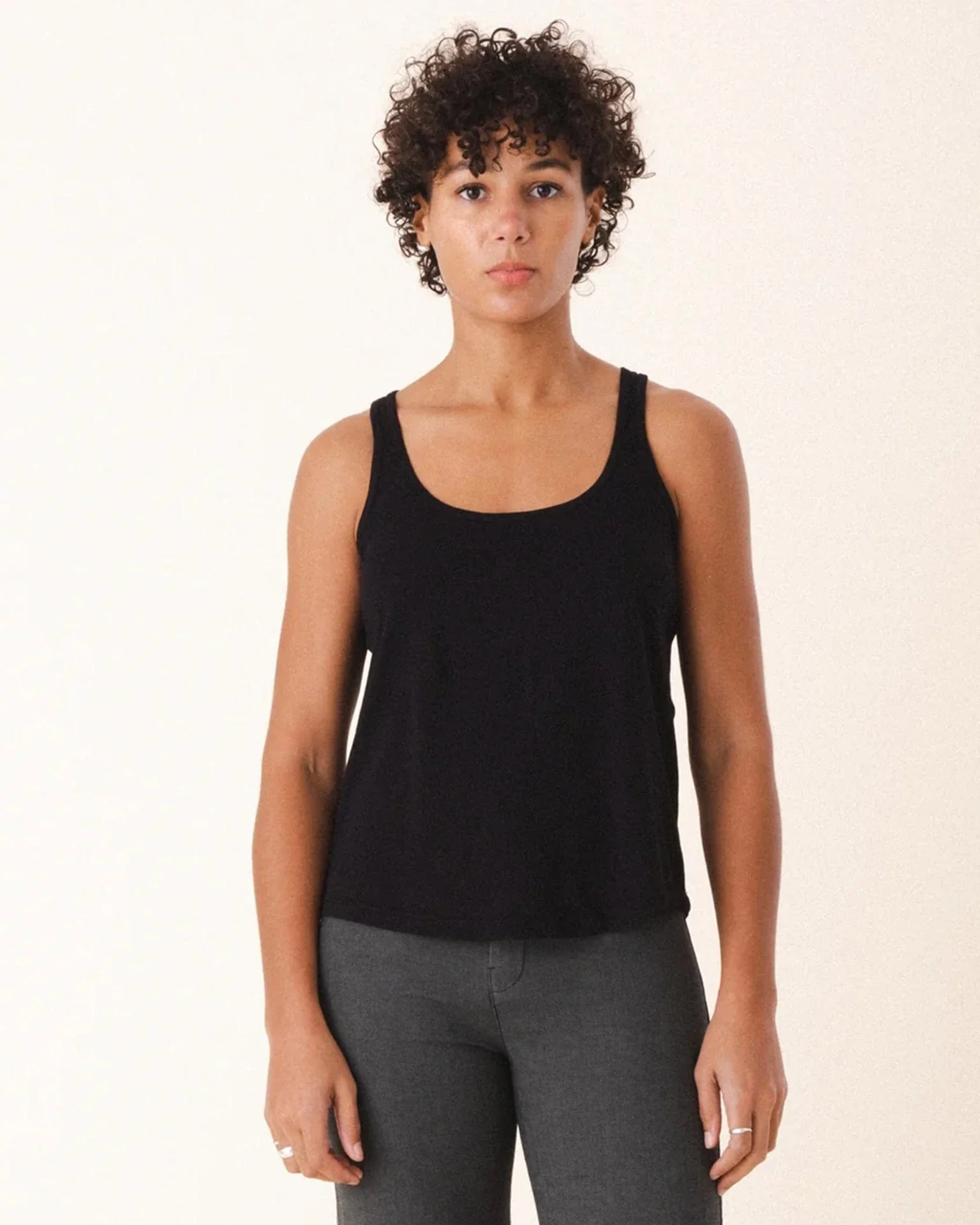 Layering Racerback Tank in Black