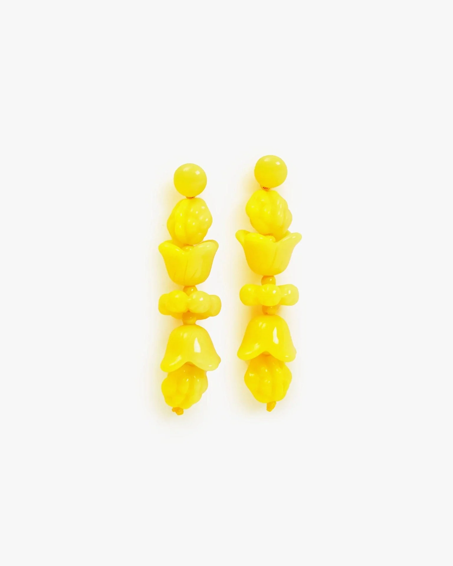 Le Jardin Earrings in Yellow
