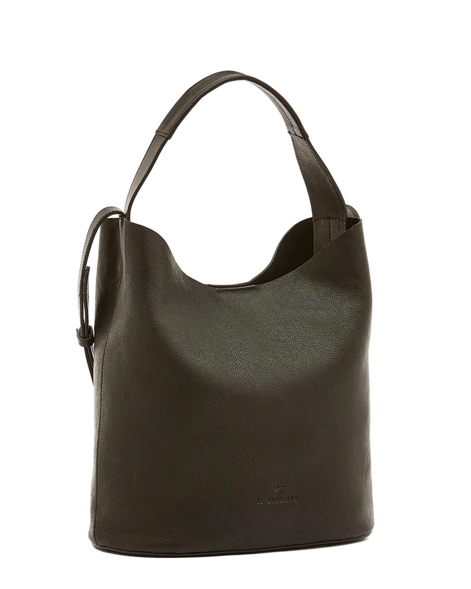 Le Laudi Bucket in Nero w/ Brass Hardware - Image 3