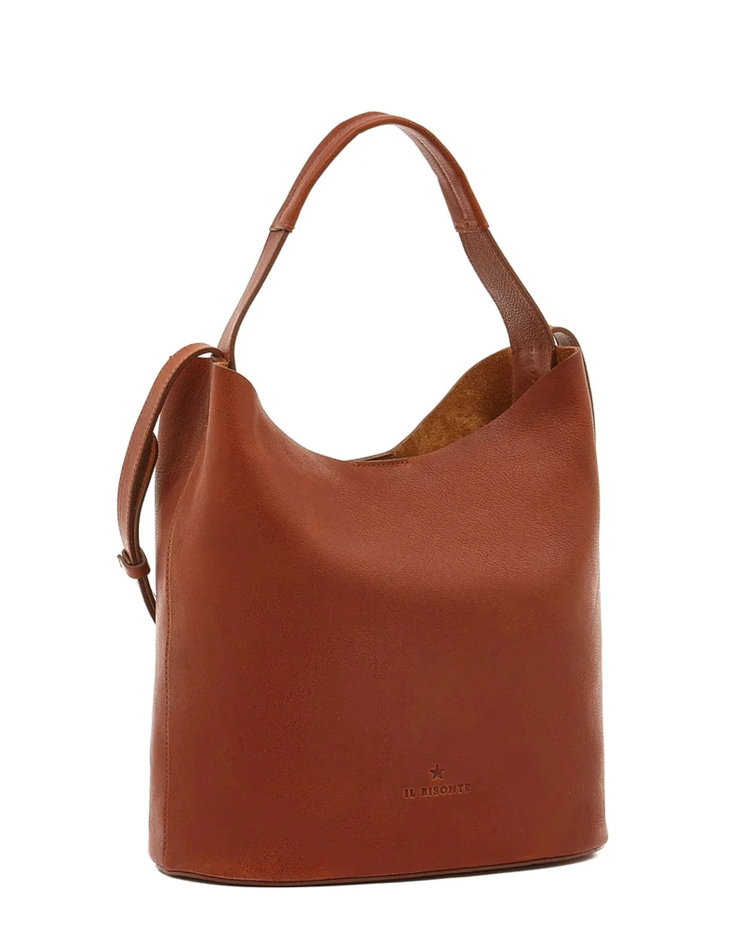Le Laudi Bucket in Seppia w/ Brass Hardware - Image 3