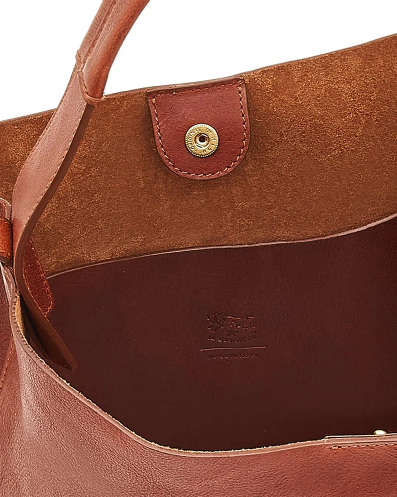 Le Laudi Bucket in Seppia w/ Brass Hardware - Image 5