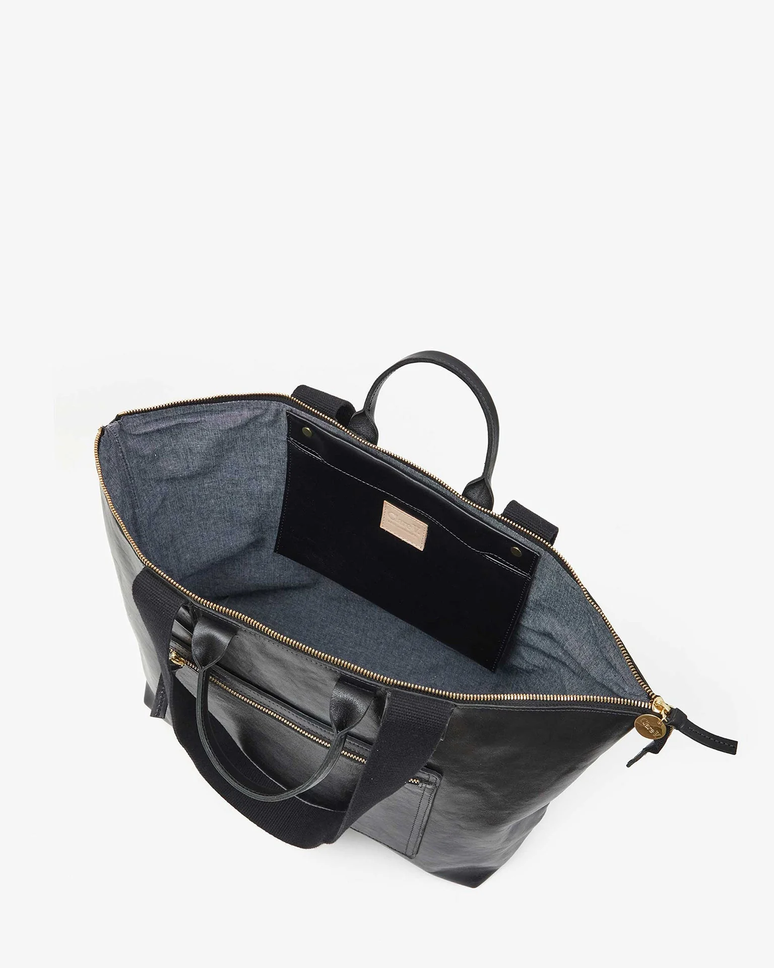 Le Zip Sac - Rustique w/ Travel Pocket in Black - Image 5