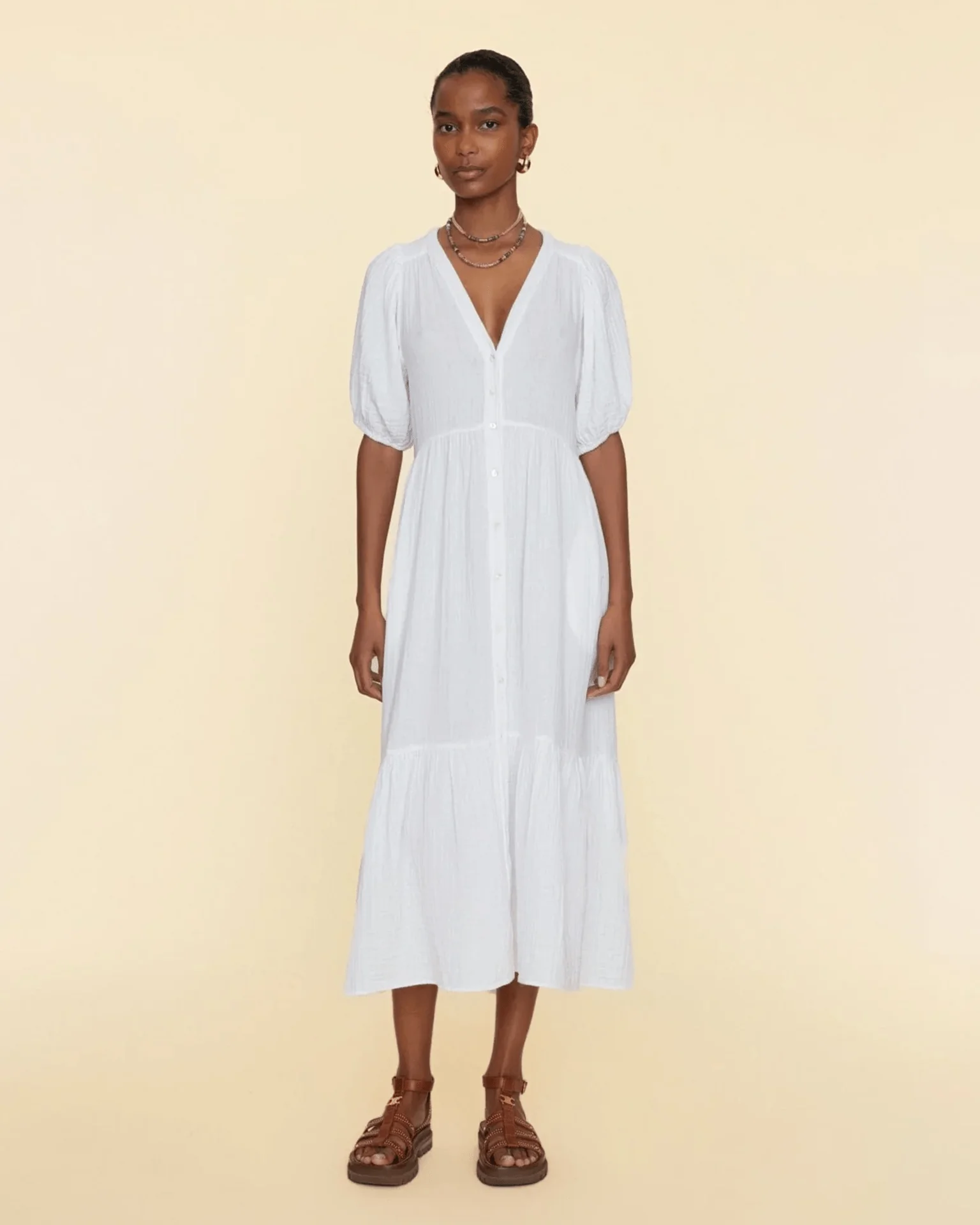 Lennox Dress in White