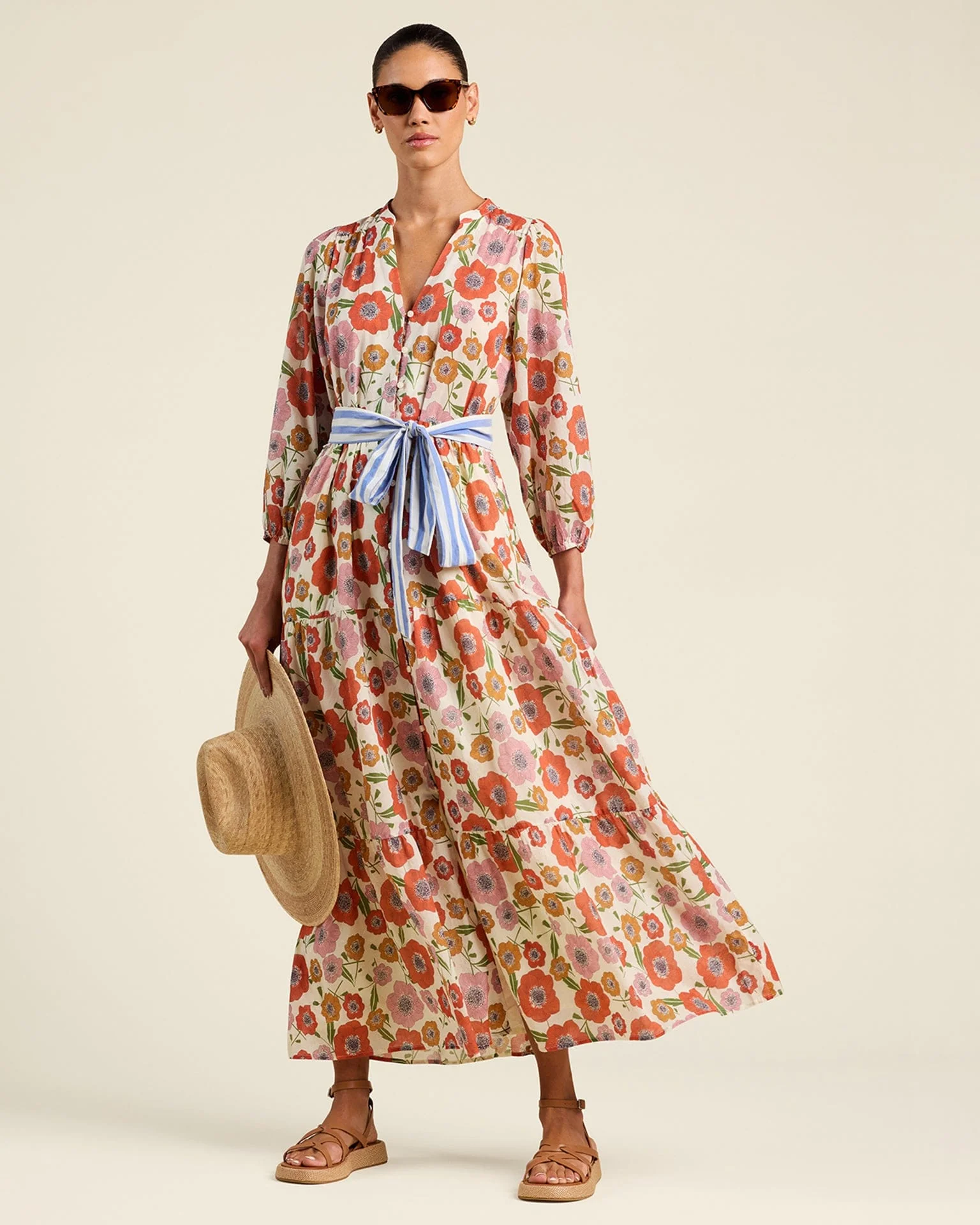 Lia Dress in Poppy Costa - Image 4