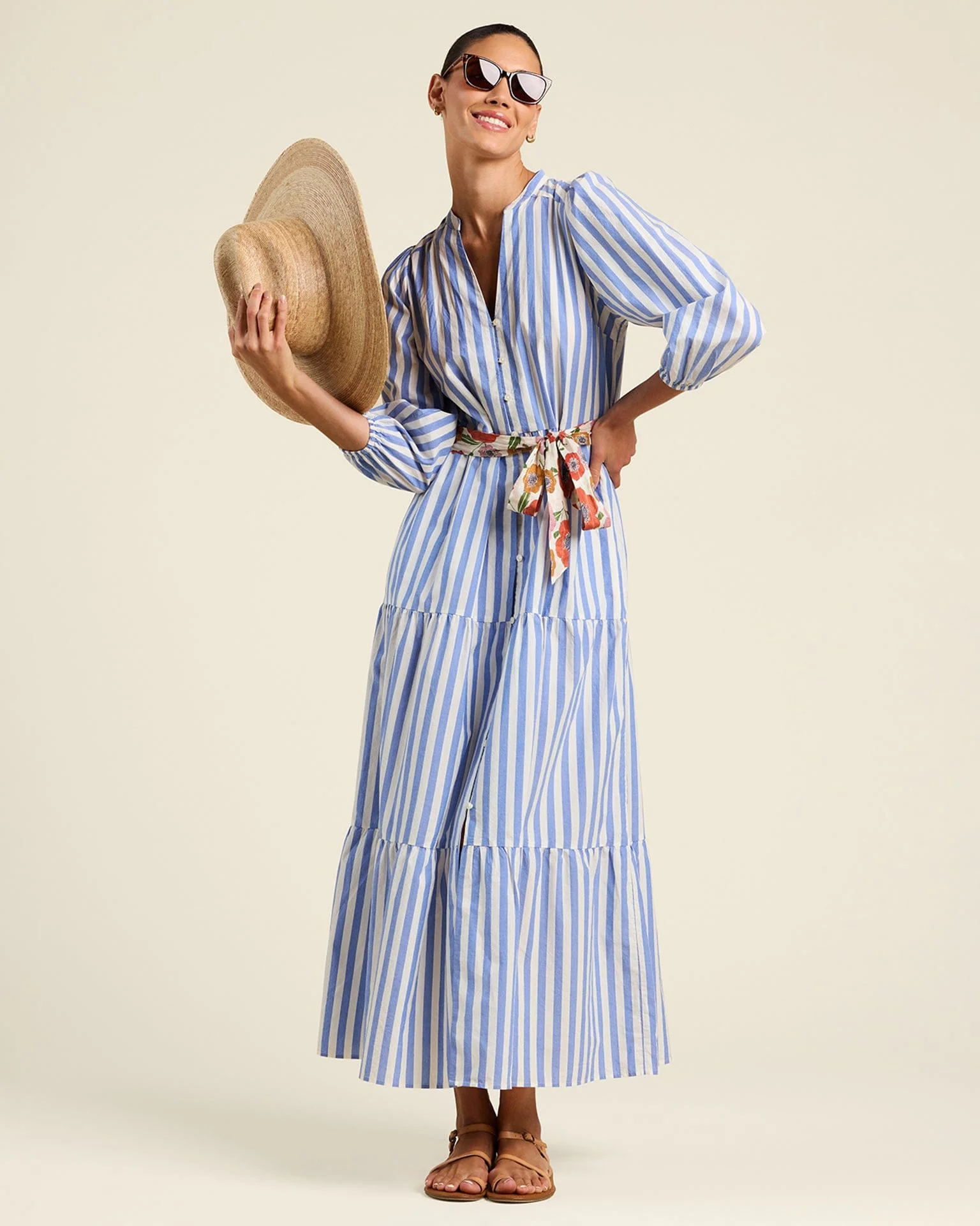 Lia Dress in Volpi Lines - Image 4