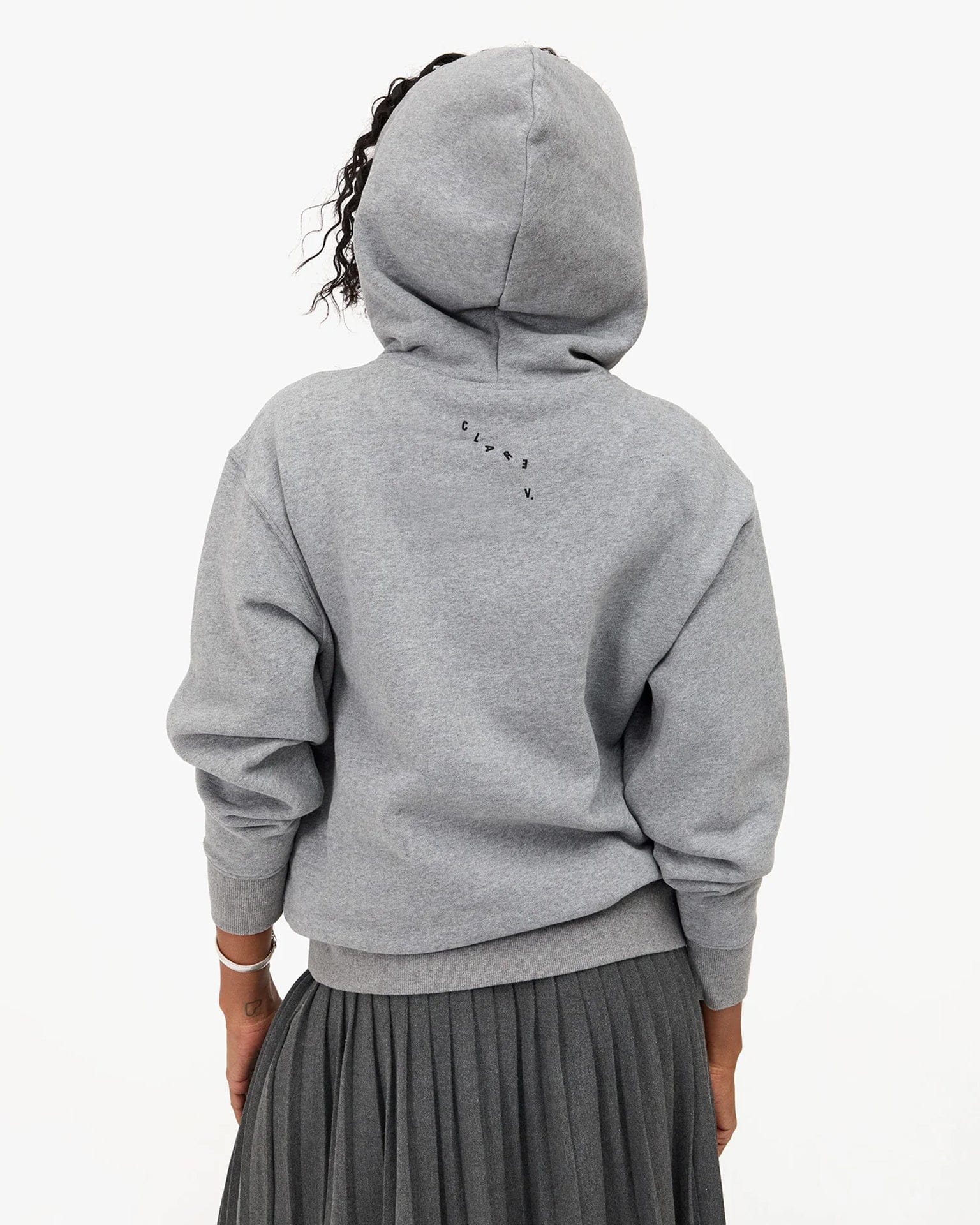 Liberte Hoodie in Grey Melange - Image 3