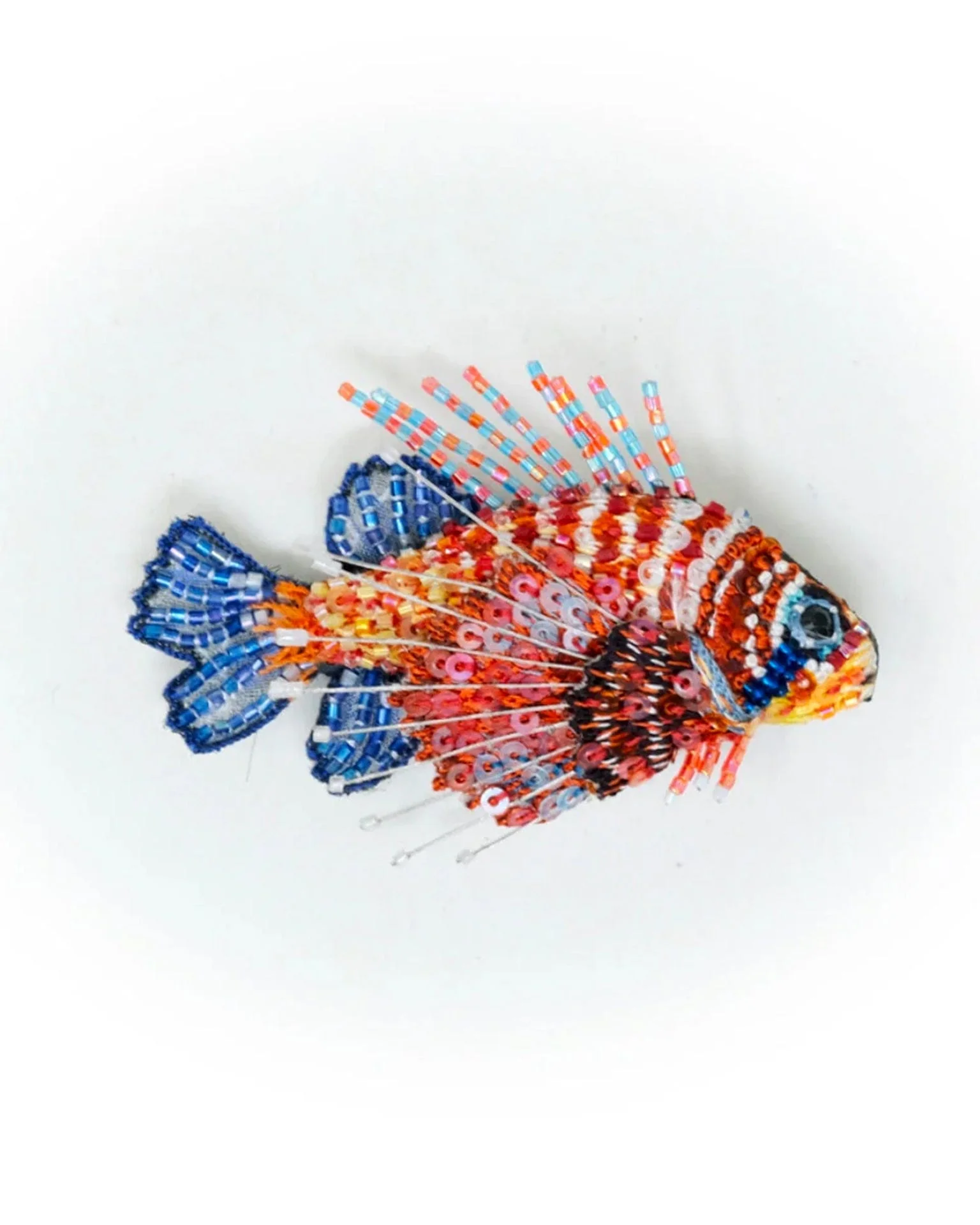 Lion Sea Fish Brooch Pin