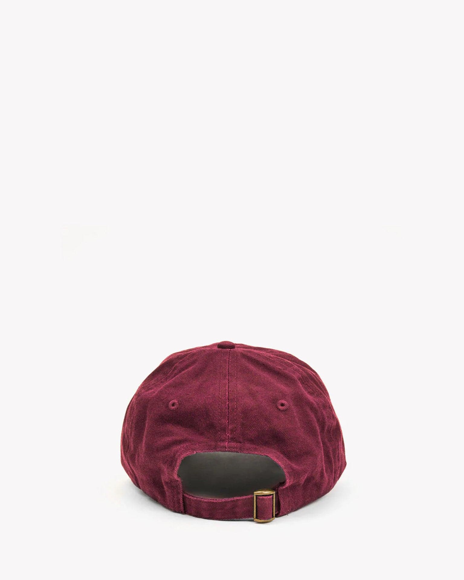 Lips Baseball Hat in Oxblood w/ Poppy - Image 3