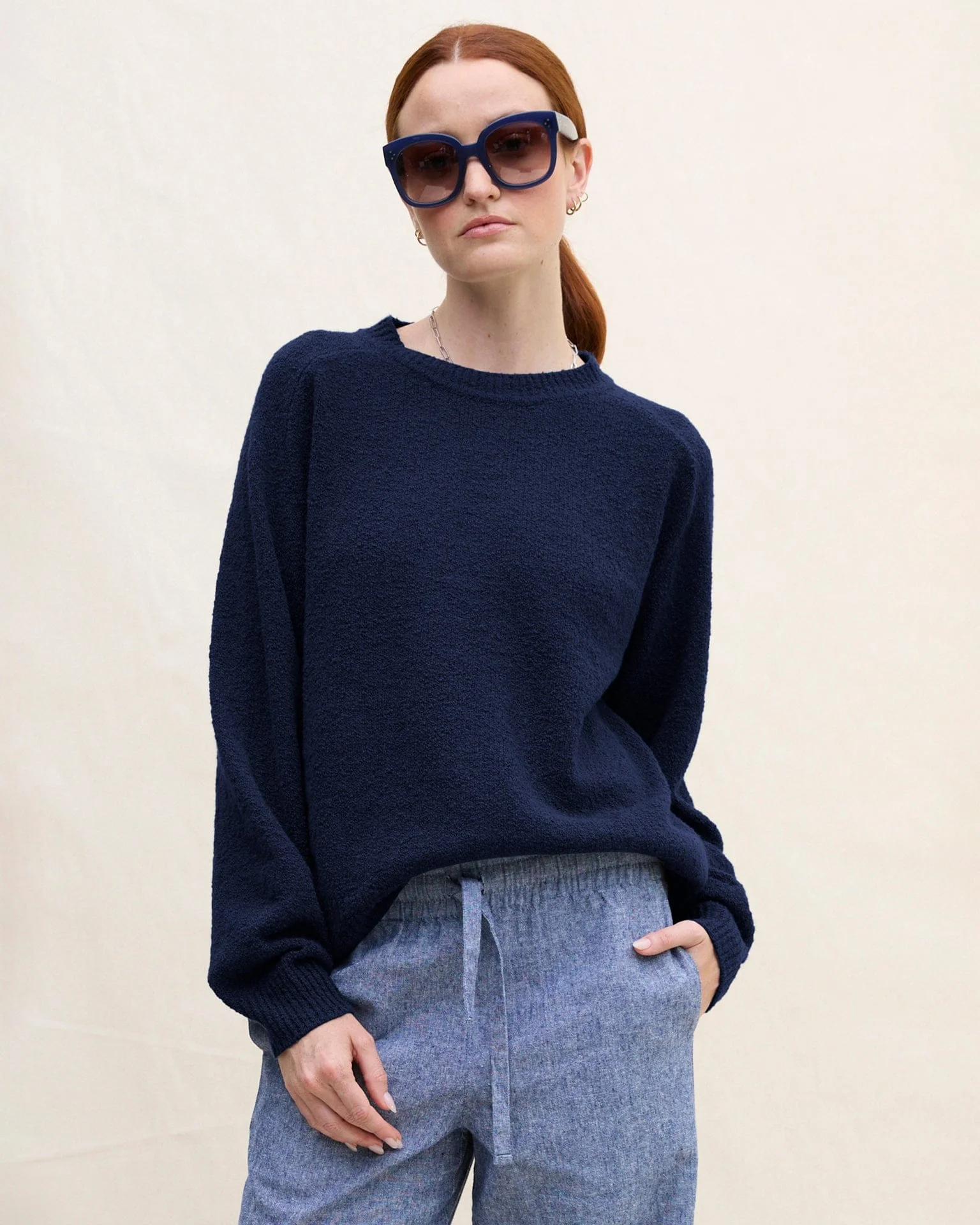 Lola Pullover in Navy