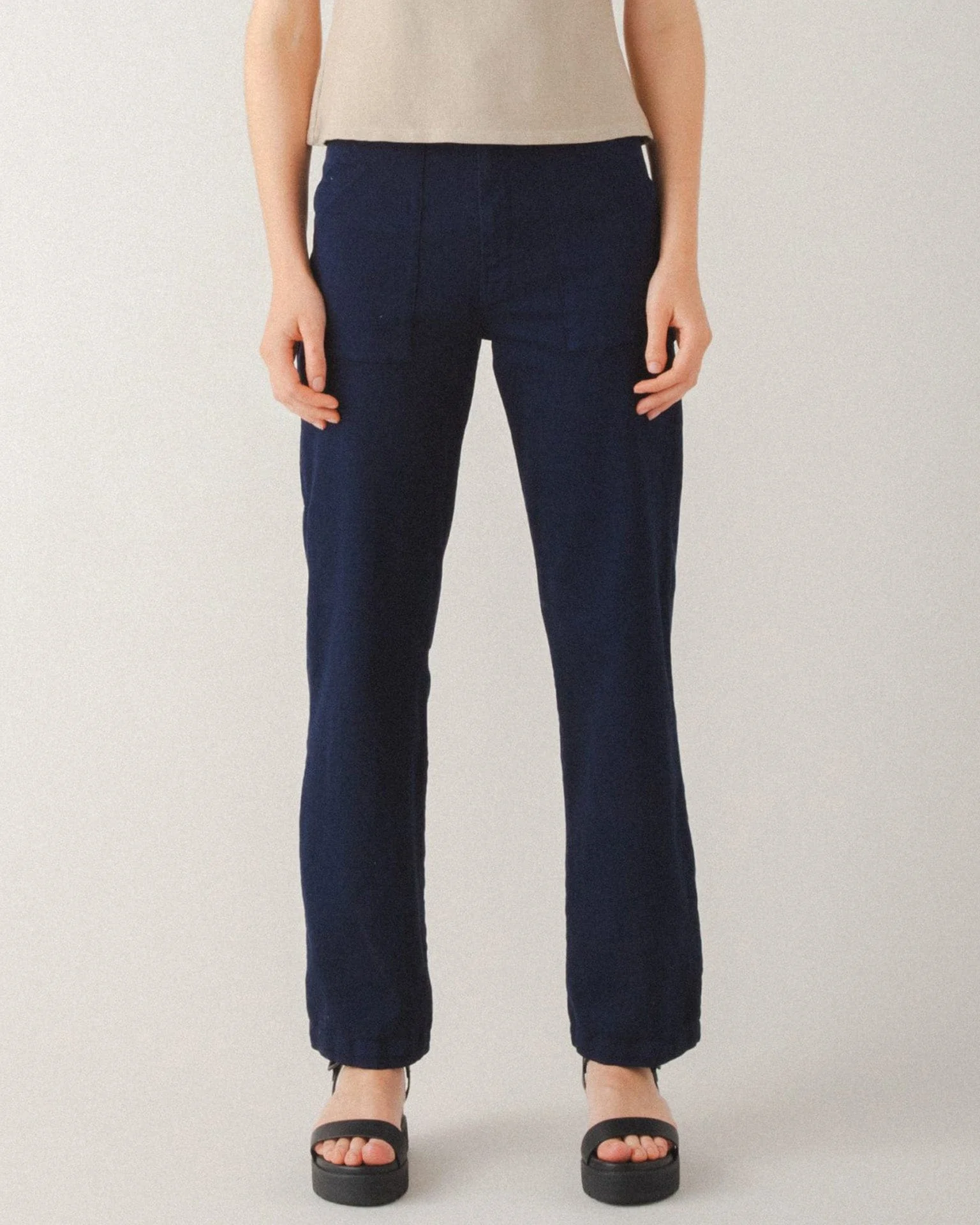 Long Carpenter Pants in Midnight