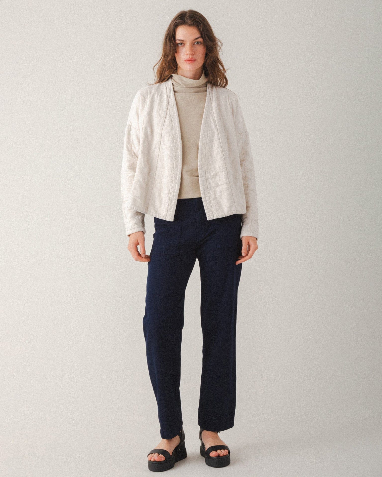 Long Carpenter Pants in Midnight - Image 2