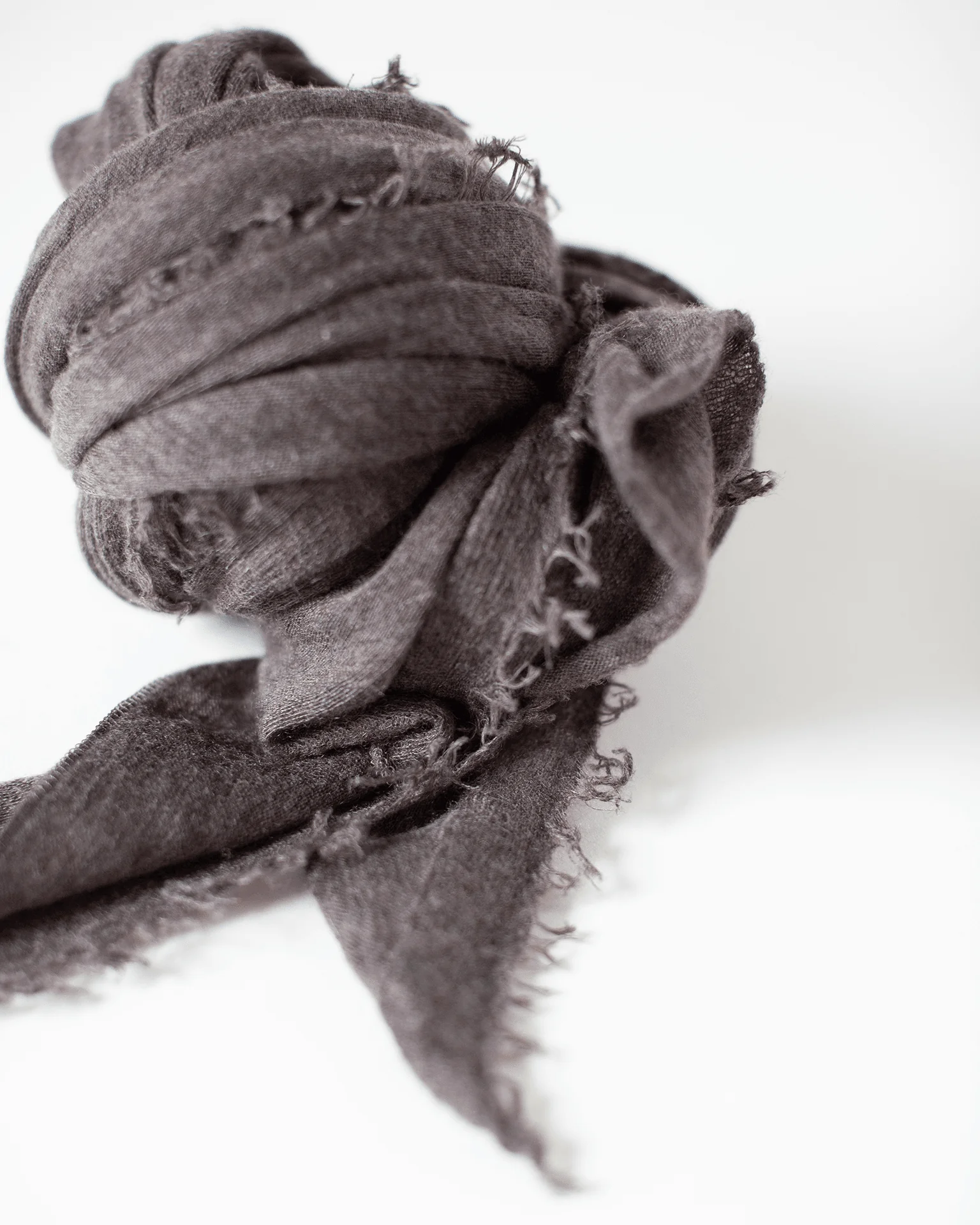 Love Cashmere Scarf in Brown Top - Image 2