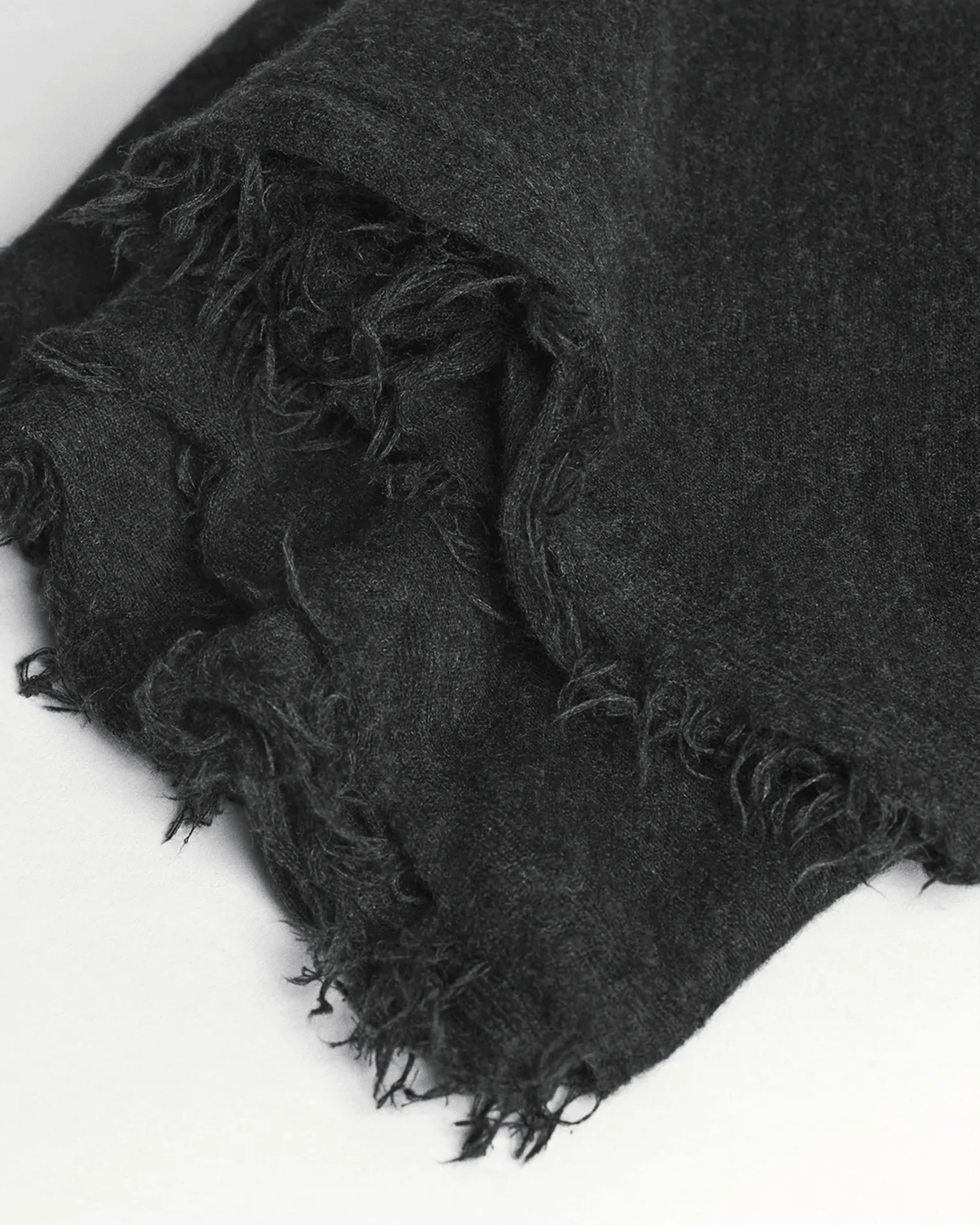 Love Cashmere Scarf in Charcoal - Image 2