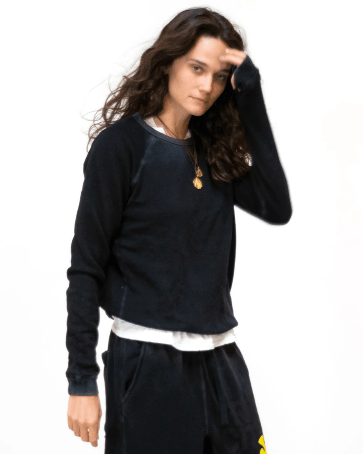 Lucky Rabbits Sweatshirt in Superblack Rabbit - Image 2