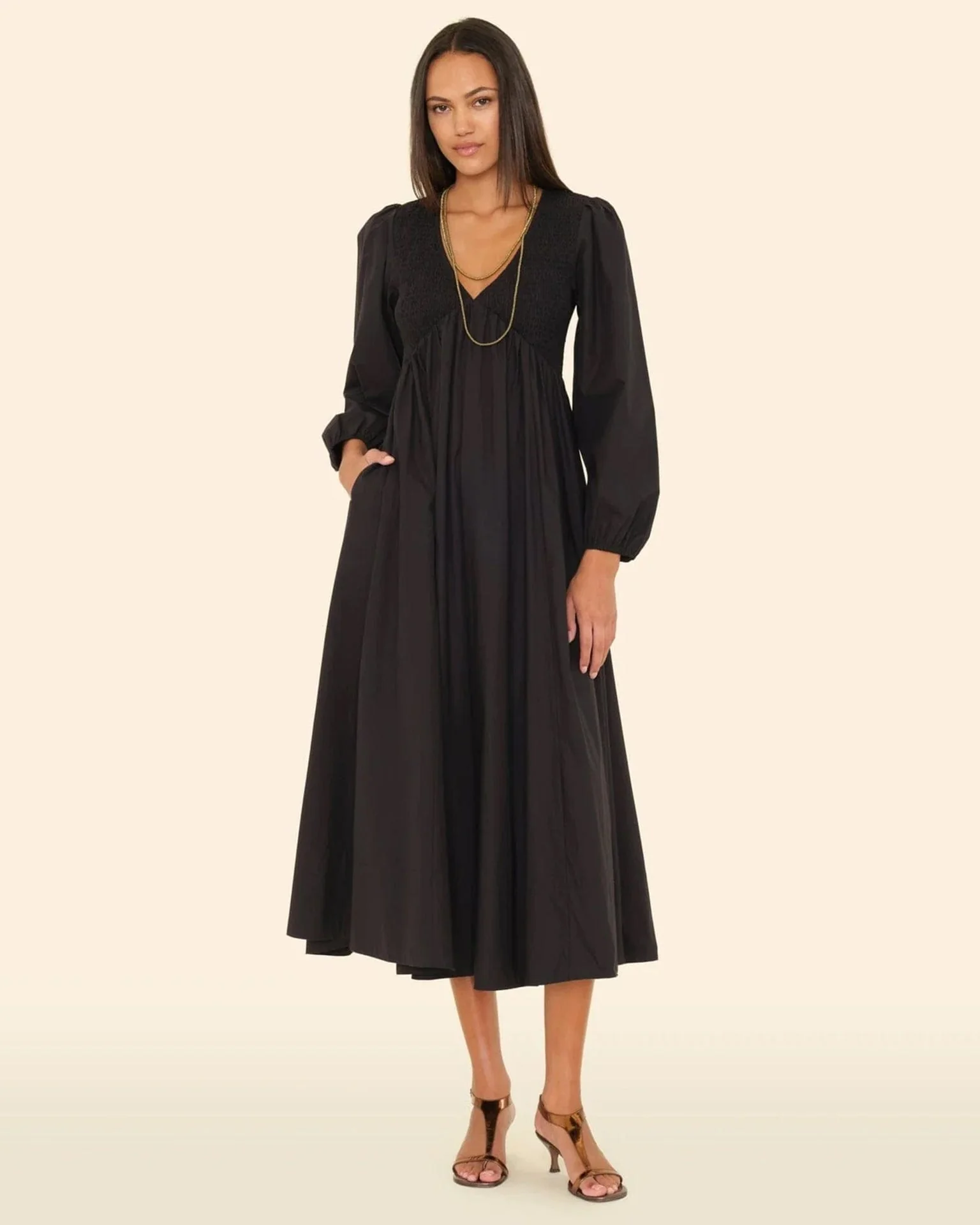 Luella Dress in Black - Image 2