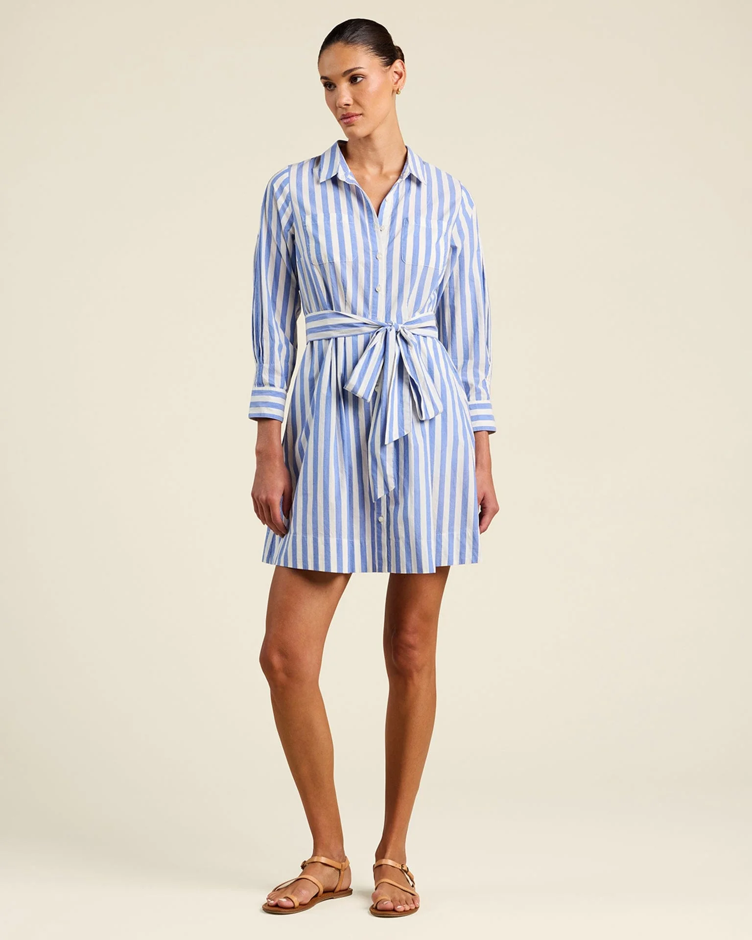 Luli Dress in Volpi Lines - Image 2