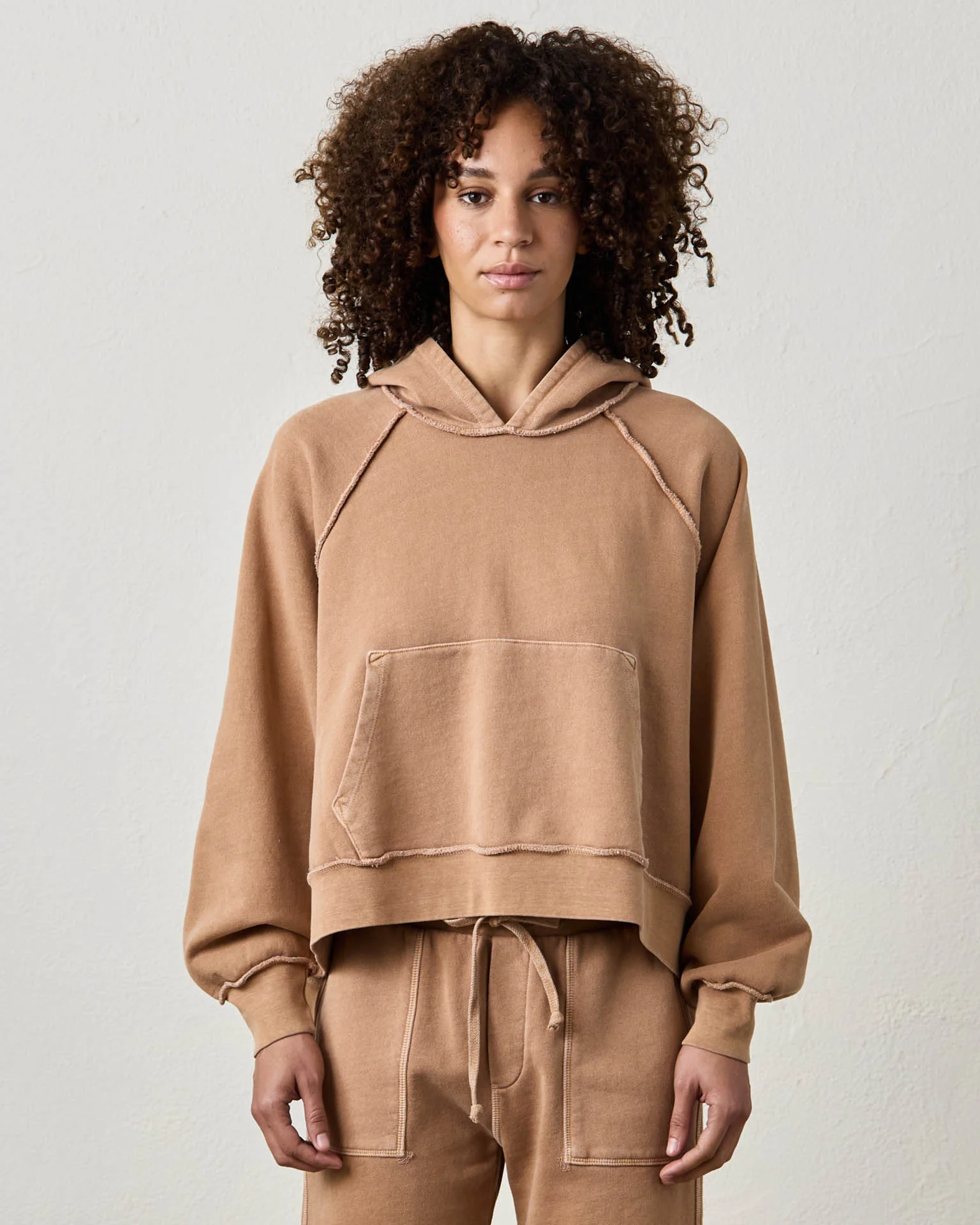 Luma Oversize FT Poncho in Faded Caramel