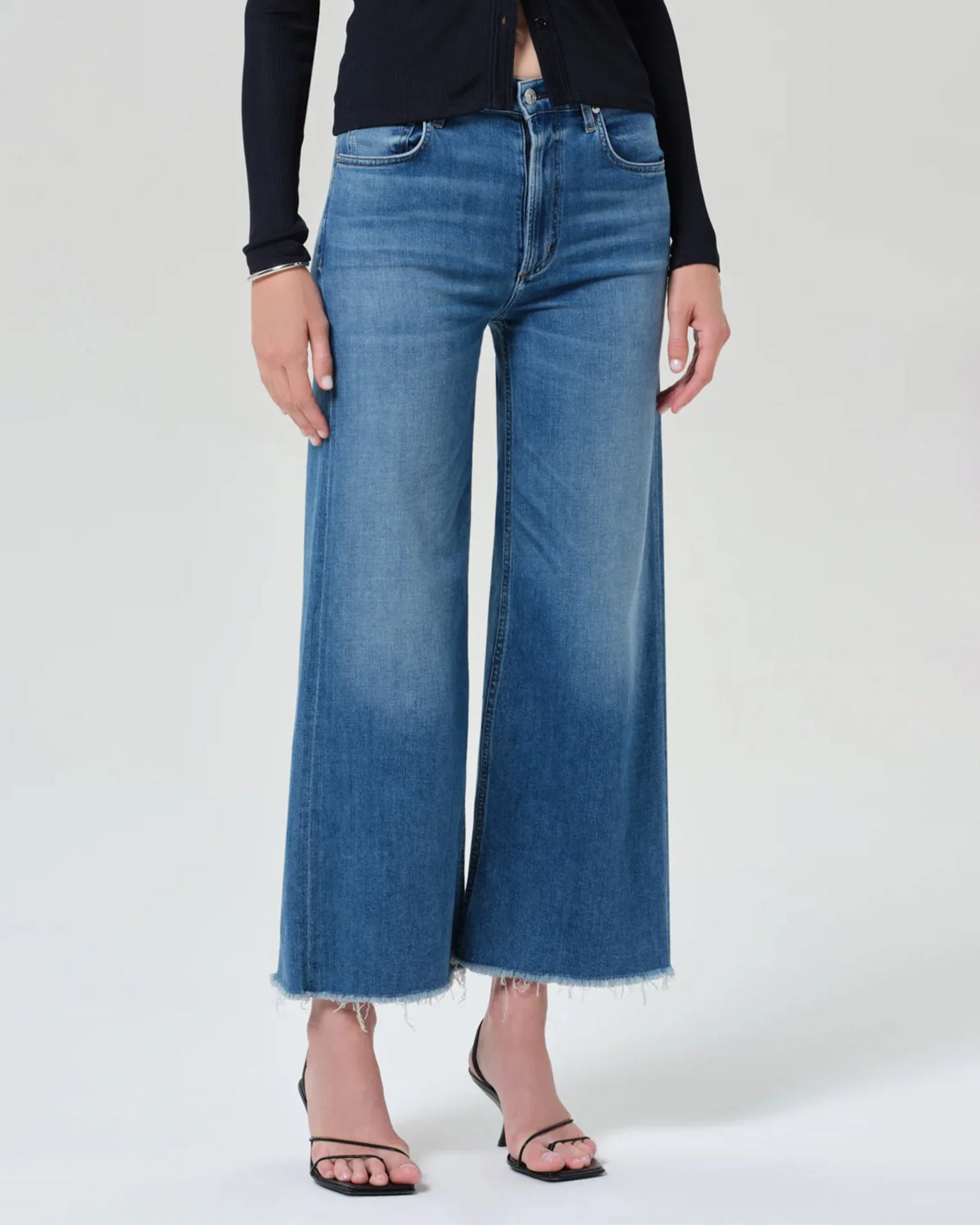 Lyra Wide Leg Crop 27in in Verve - Image 2