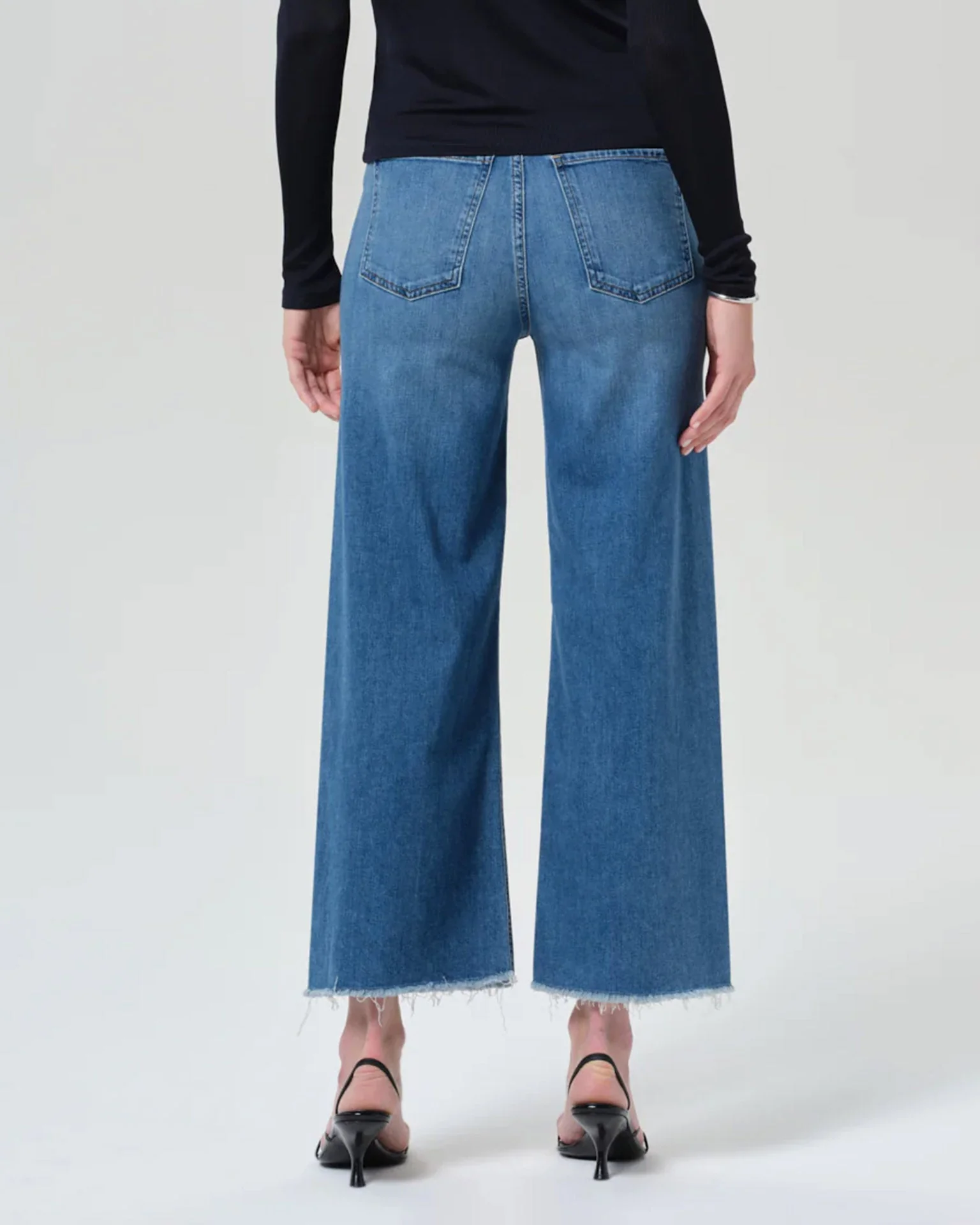 Lyra Wide Leg Crop 27in in Verve - Image 5