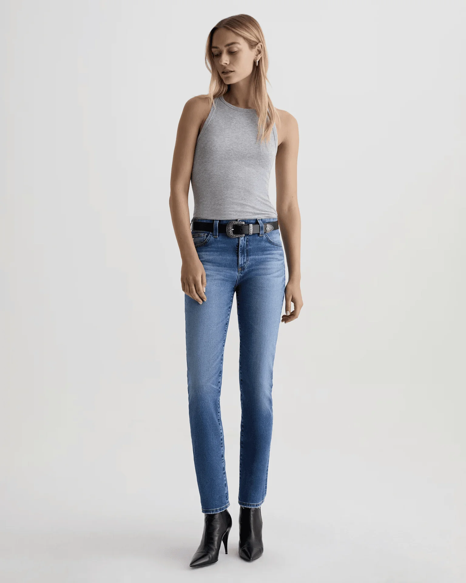 Mari Mid Rise Slim Straight in Tinseltown - Image 2