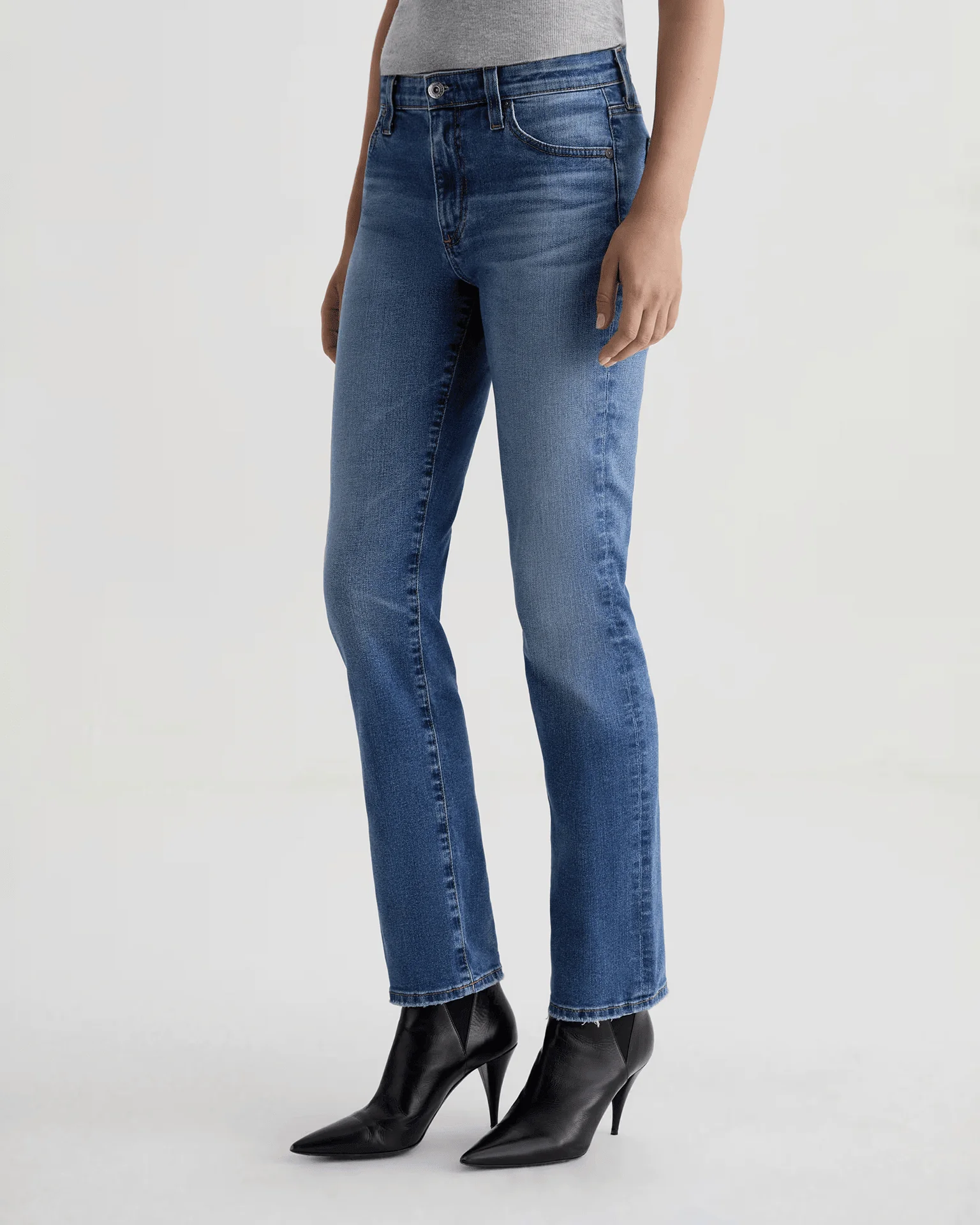 Mari Mid Rise Slim Straight in Tinseltown - Image 3