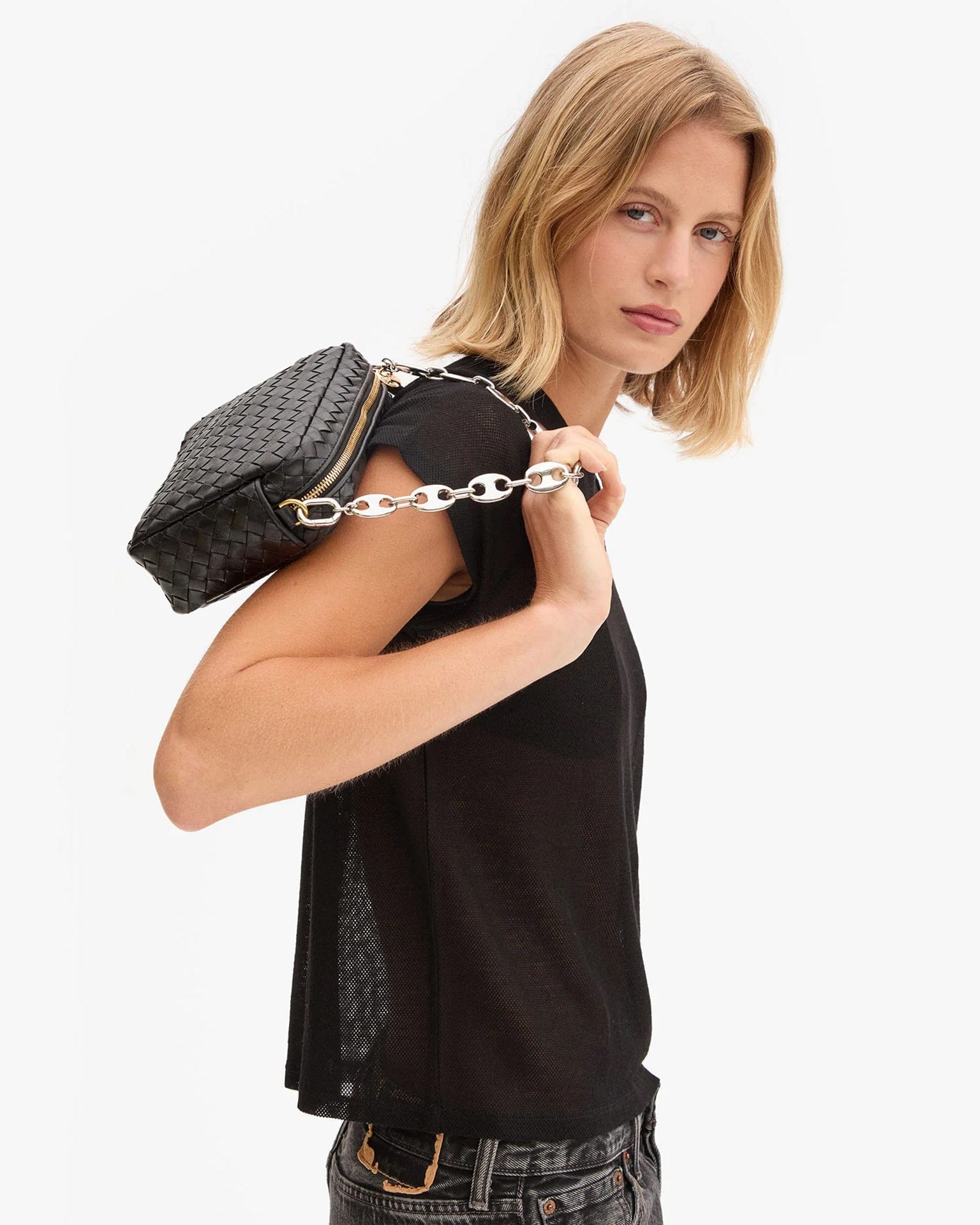 Mariner Chain Shortie Strap in Silver - Image 2
