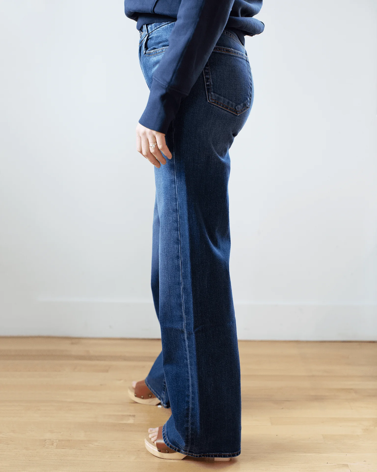 Marli Slate Wide Leg in Fleet - Image 2