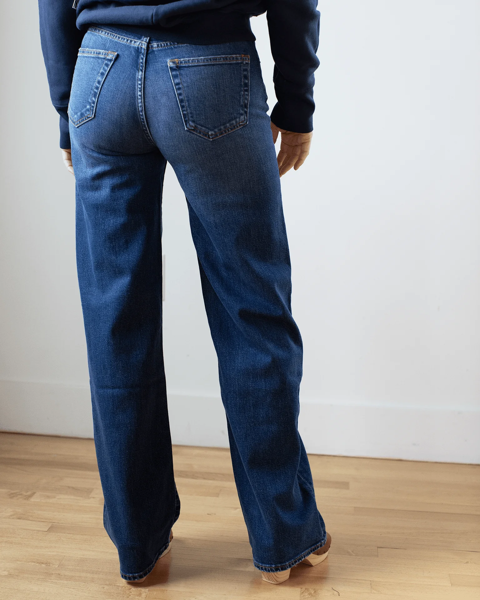 Marli Slate Wide Leg in Fleet - Image 3