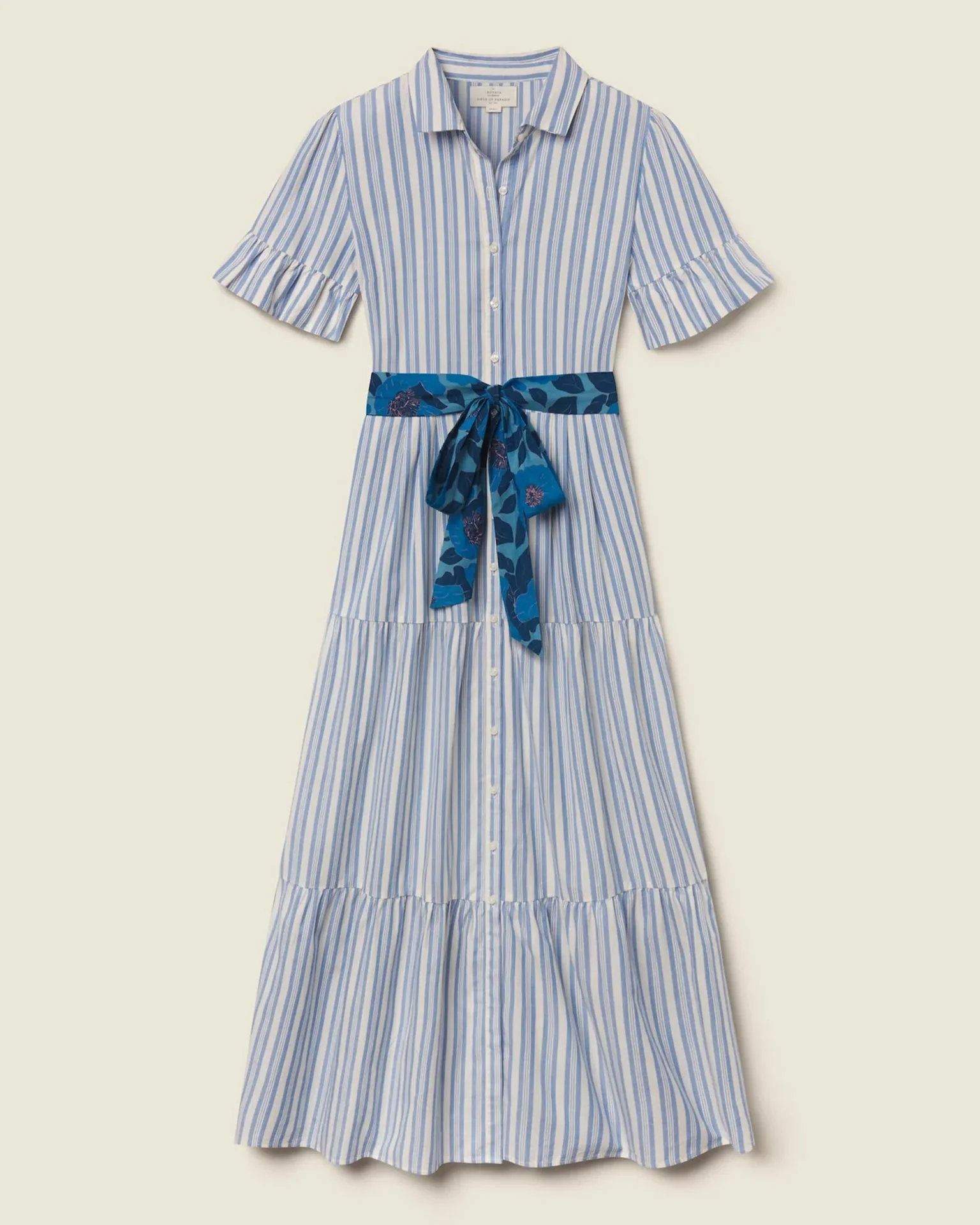 Martine Dress in Bahia Stripe - Image 3